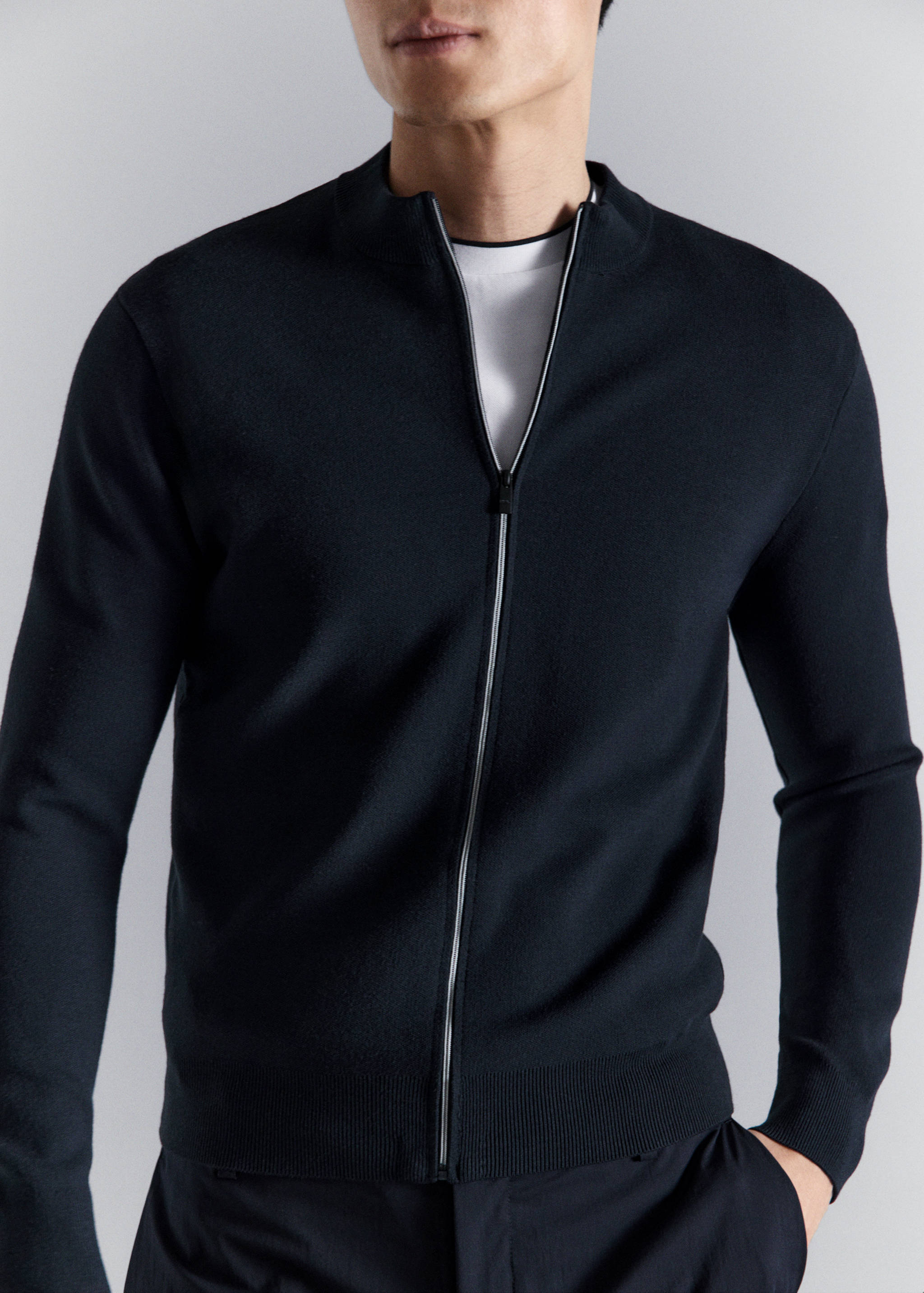 Cardigan confort en maille extensible - Détail de l'article 3