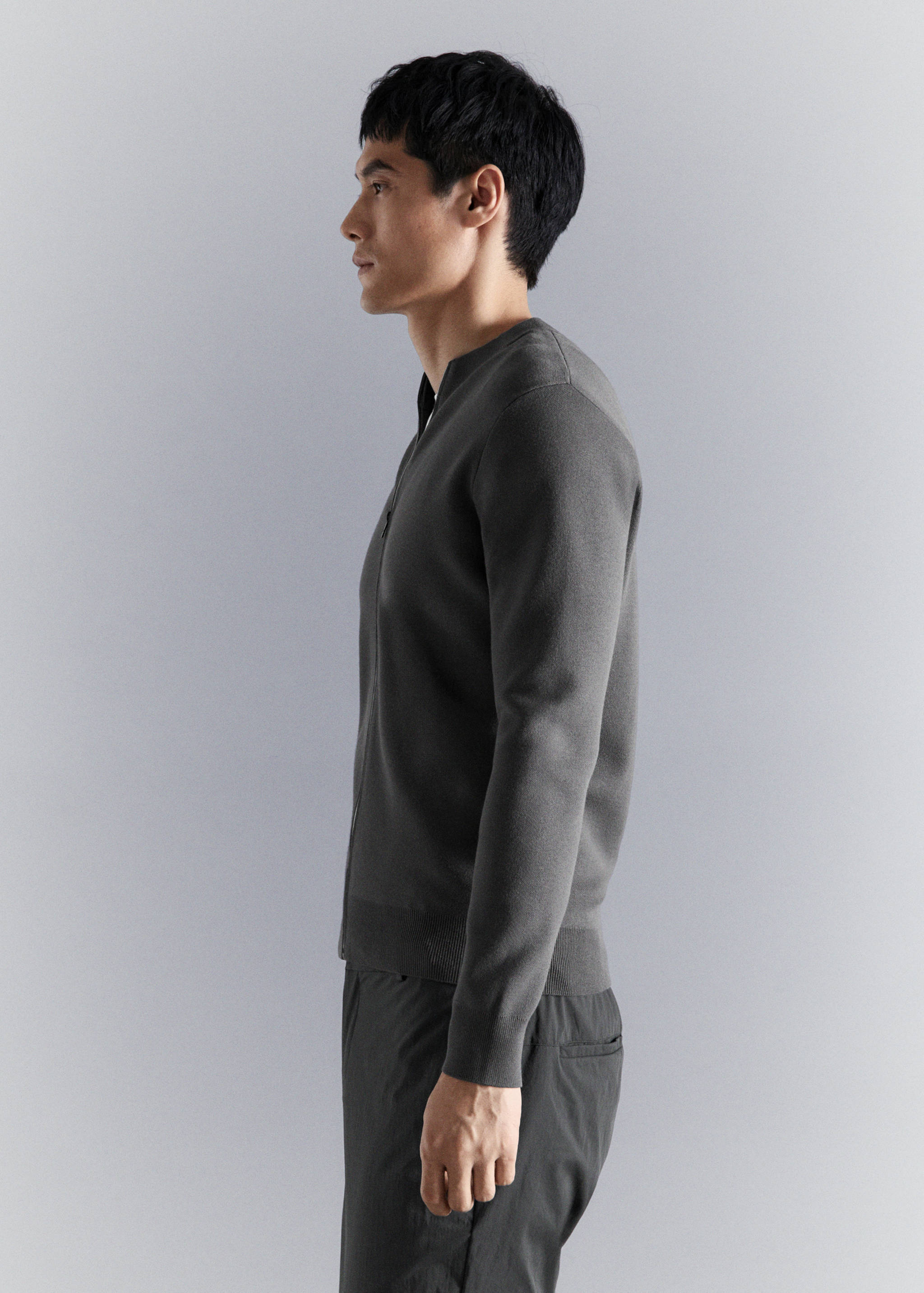 Cardigan confort en maille extensible - Détail de l'article 2