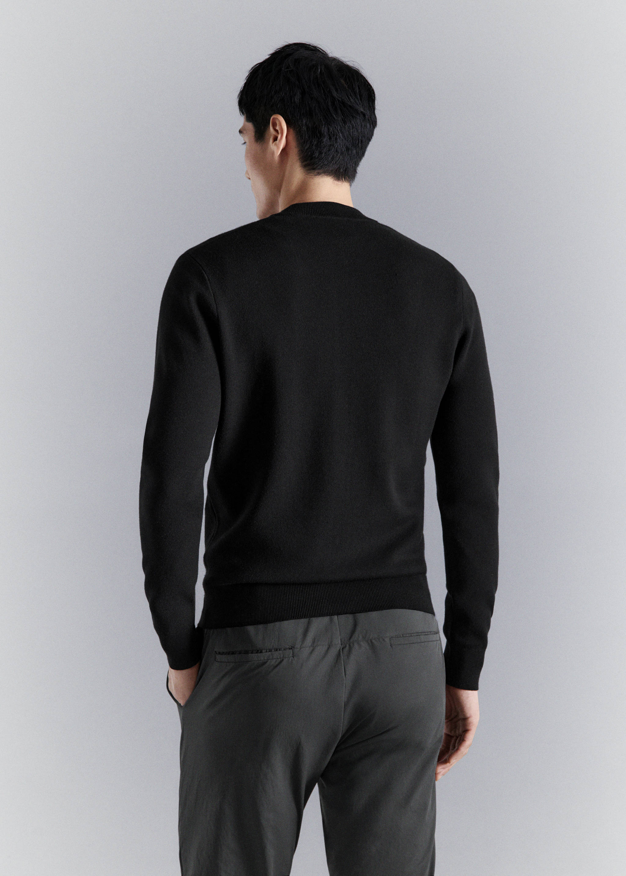 Cardigan confort en maille extensible - Verso de l’article