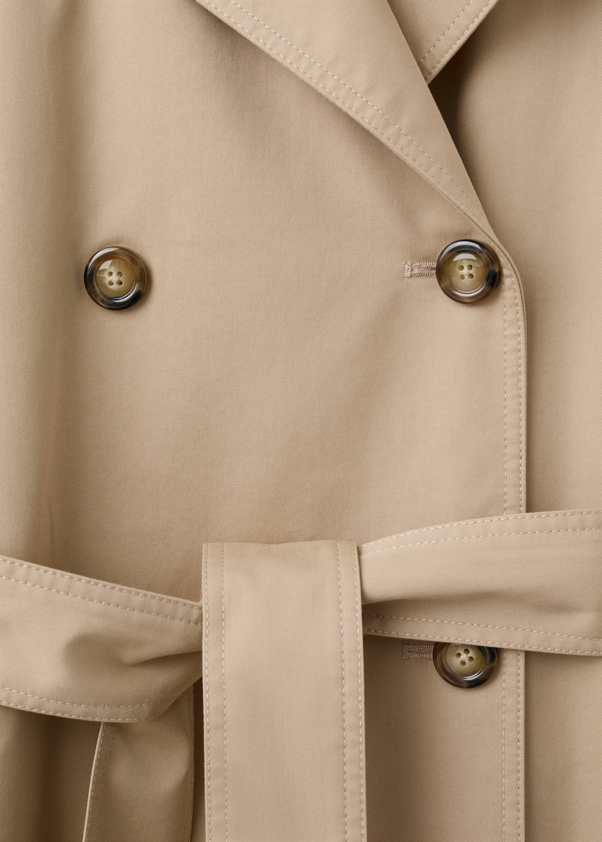 Long double-breasted trench coat - Details of the article 8
