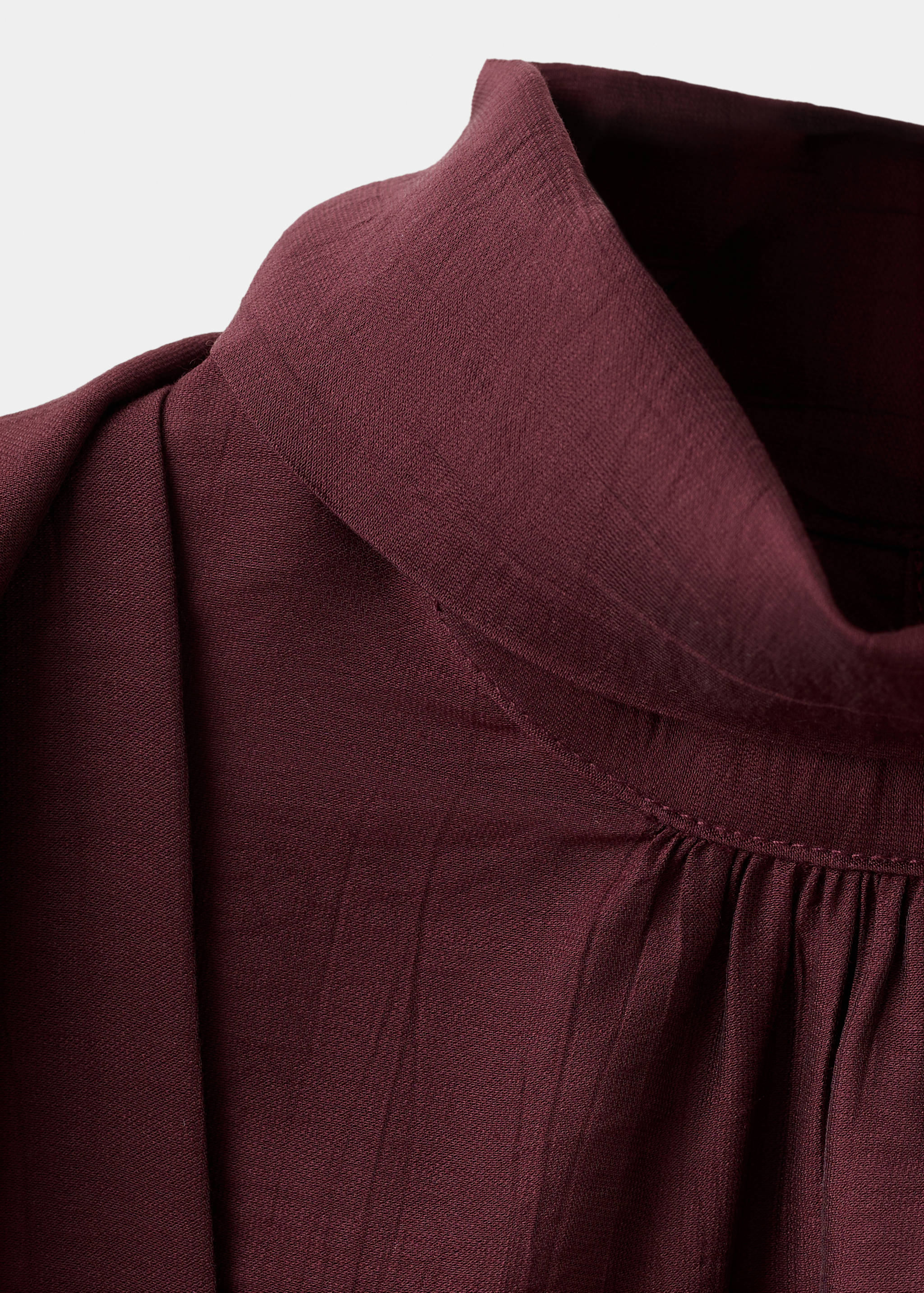 Long-sleeve blouse with a scarf collar - Details of the article 8