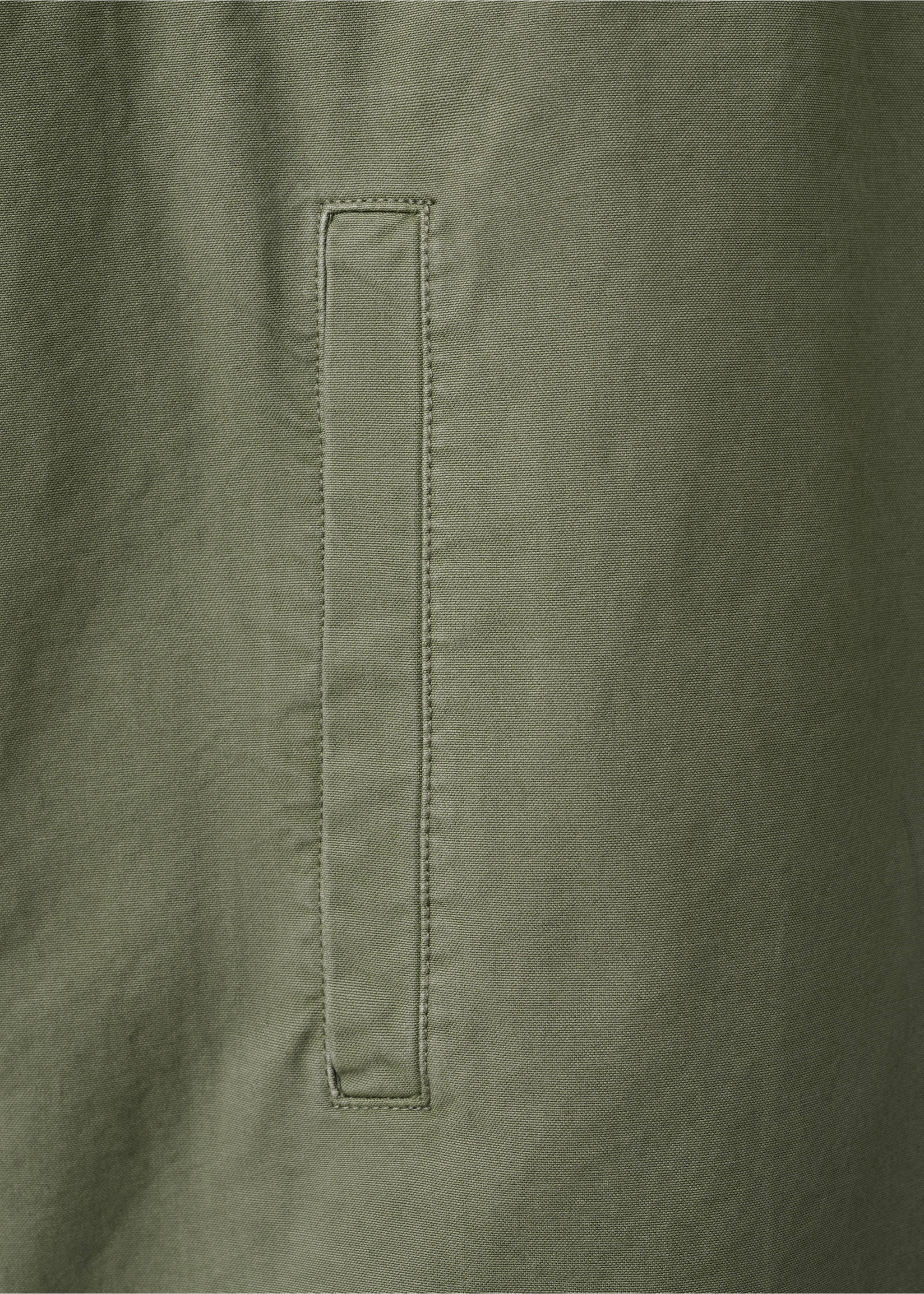 Oversized-Jeansparka - Detail des Artikels 0, Khaki. Ref: 27045973-00.