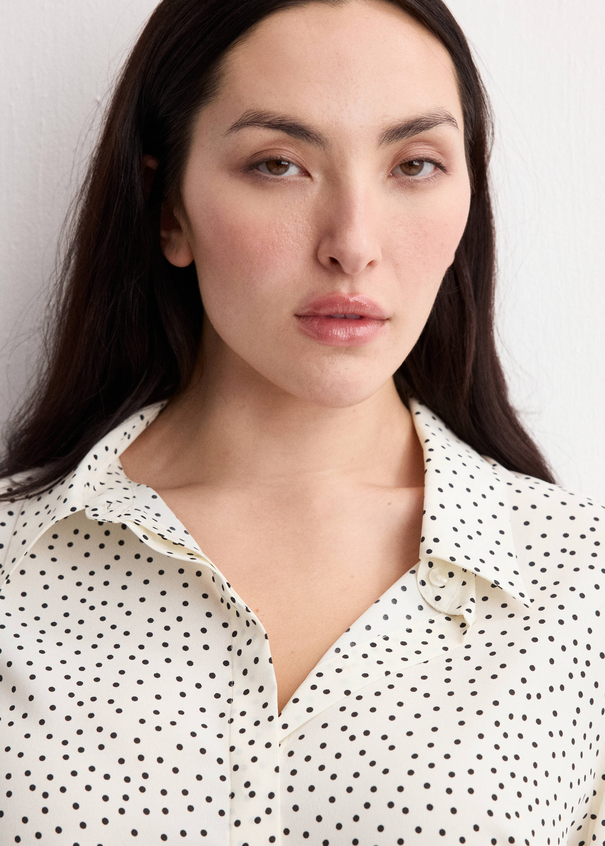 Printed straight shirt - Details of the article 4