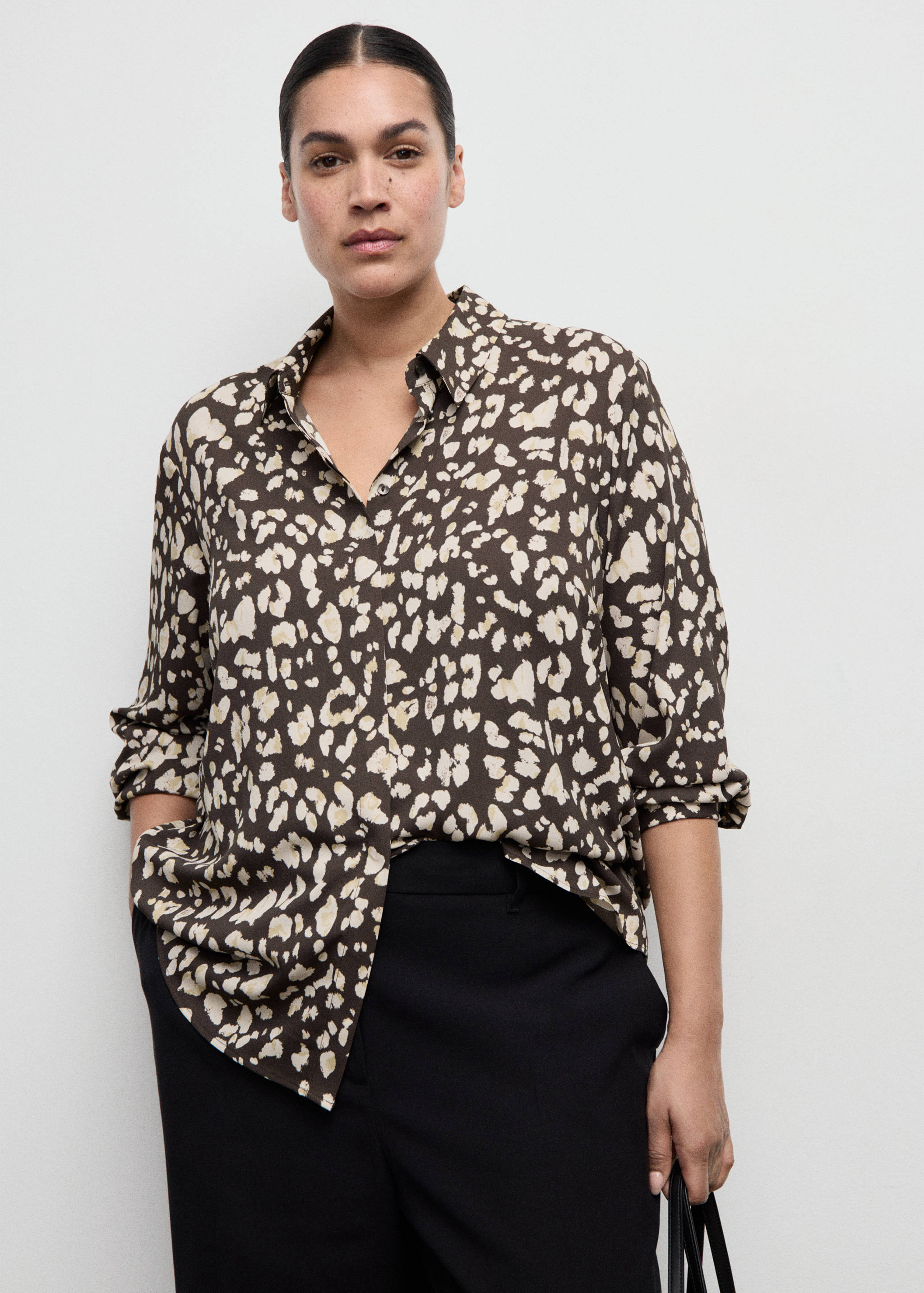 Printed straight shirt - Details of the article 5