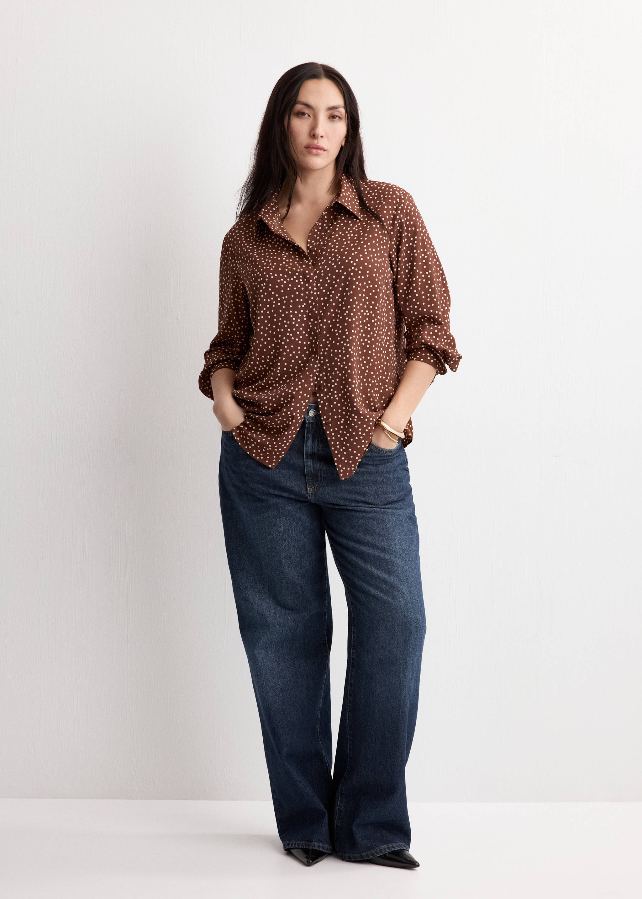 Printed straight shirt - Details of the article 6