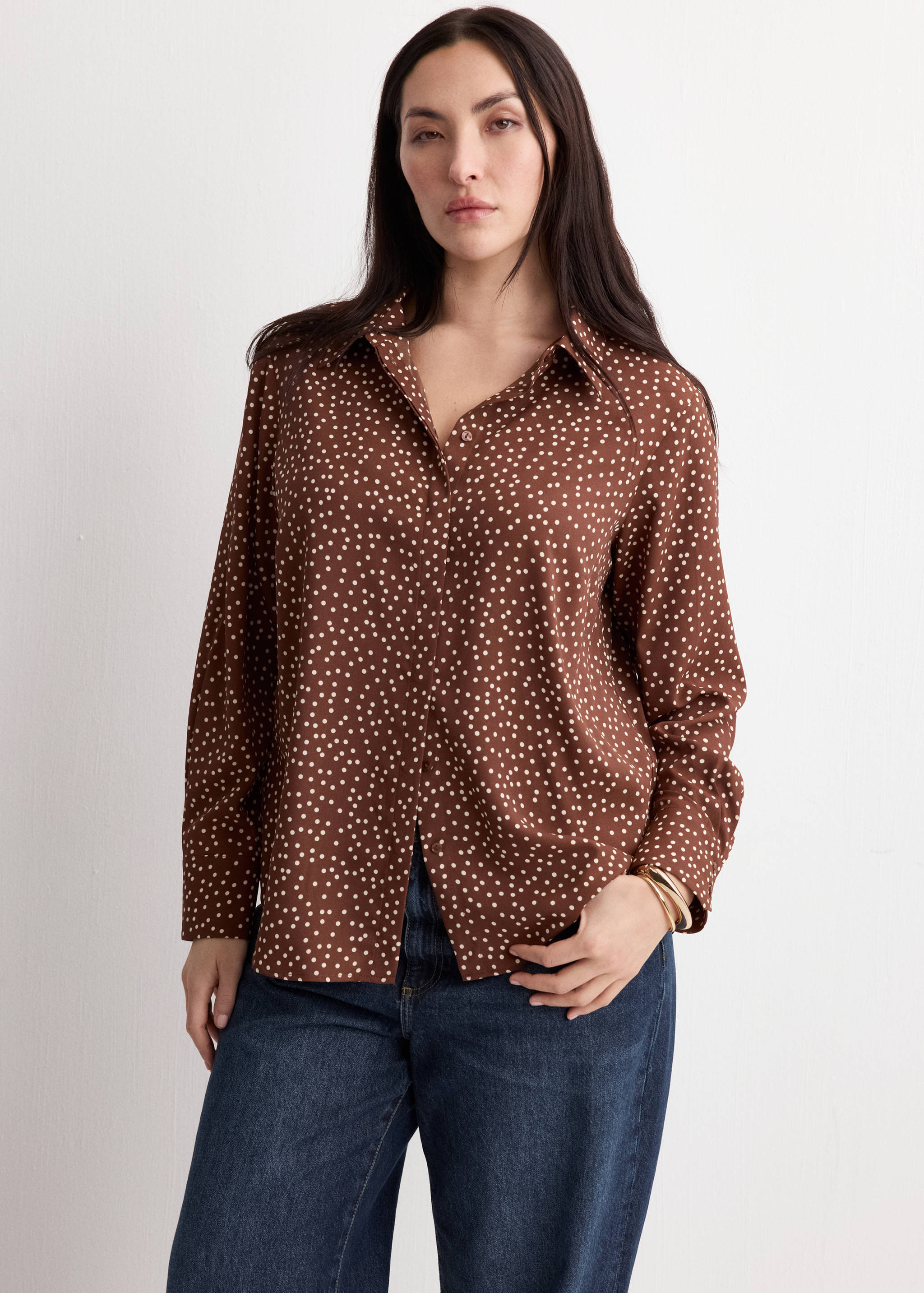 Printed straight shirt - Details of the article 5