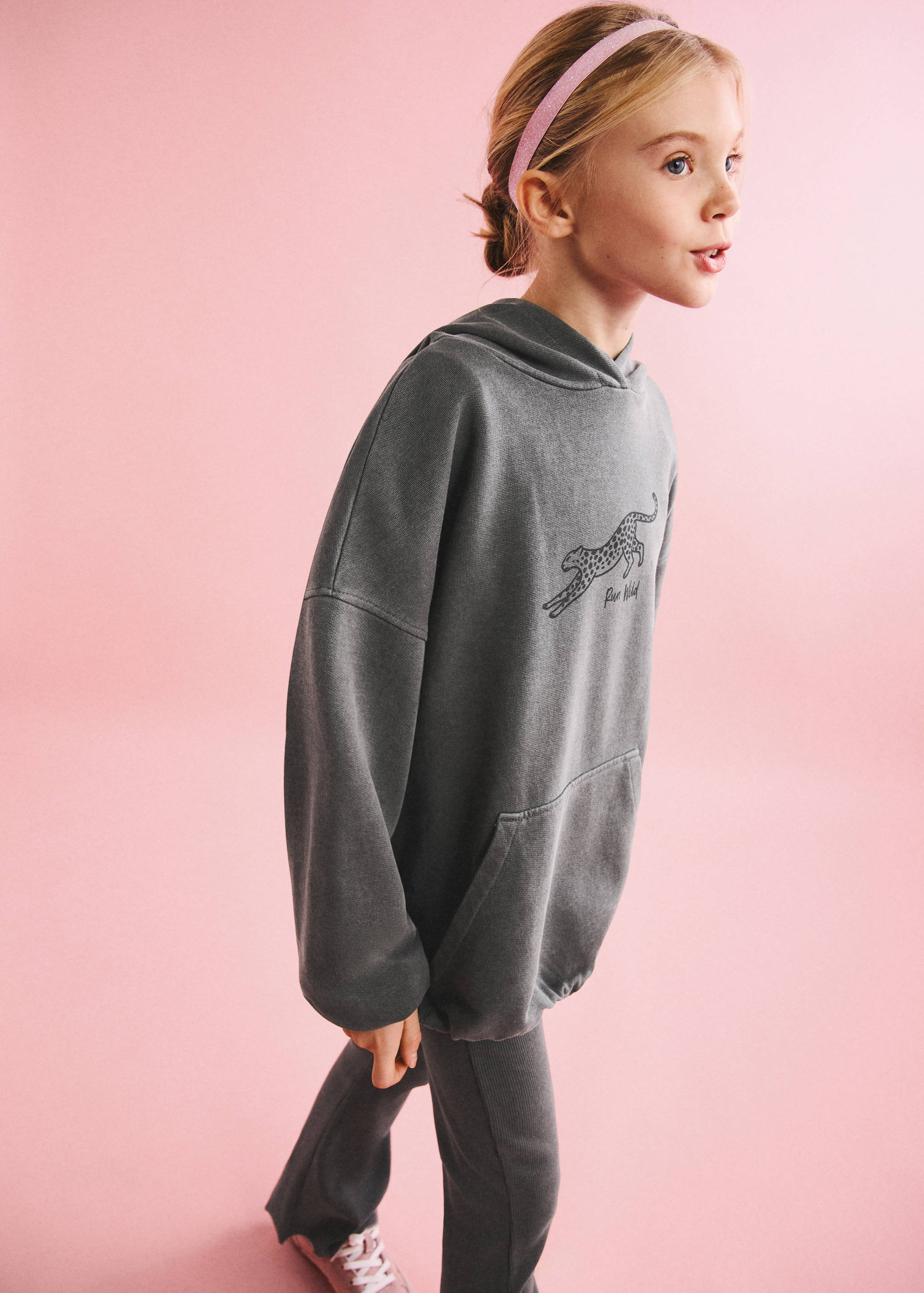 Sweat-shirt oversize imprimé - Plan général