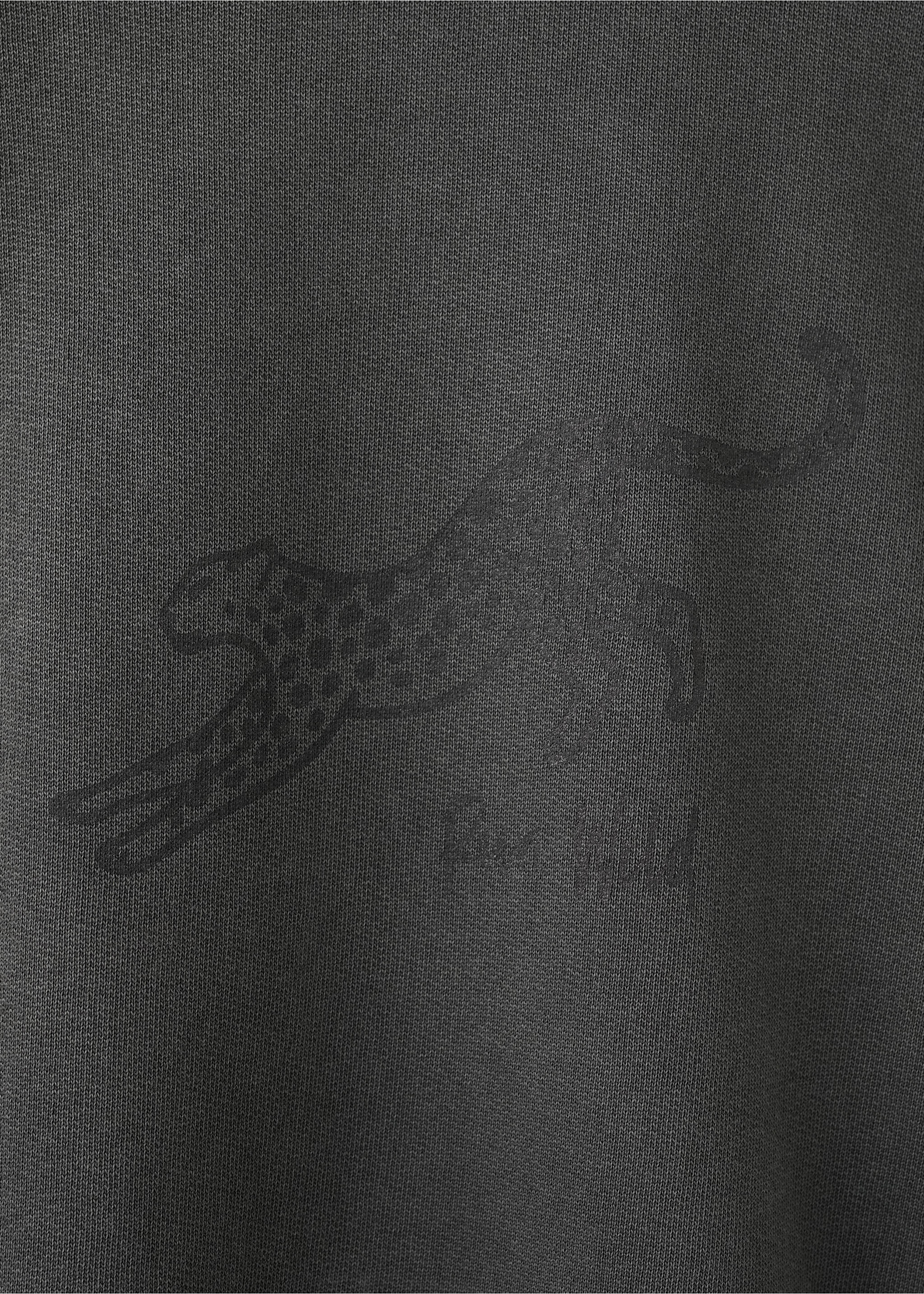Sweat-shirt oversize imprimé - Détail de l'article 8, Gris anthracite. Ref: 27051535-00.