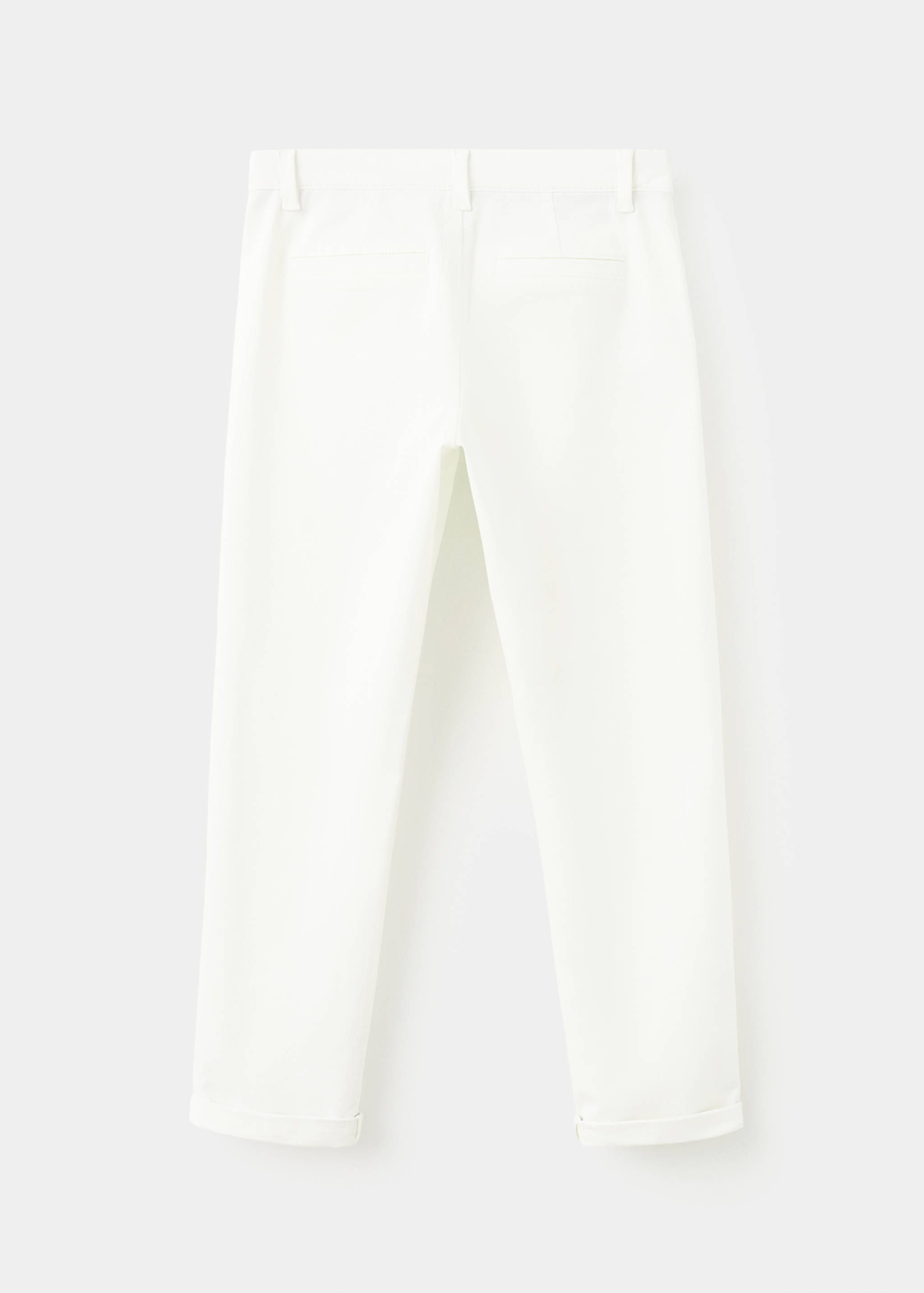 Chino-Hose mit Umschlag - Rückseite des Artikels