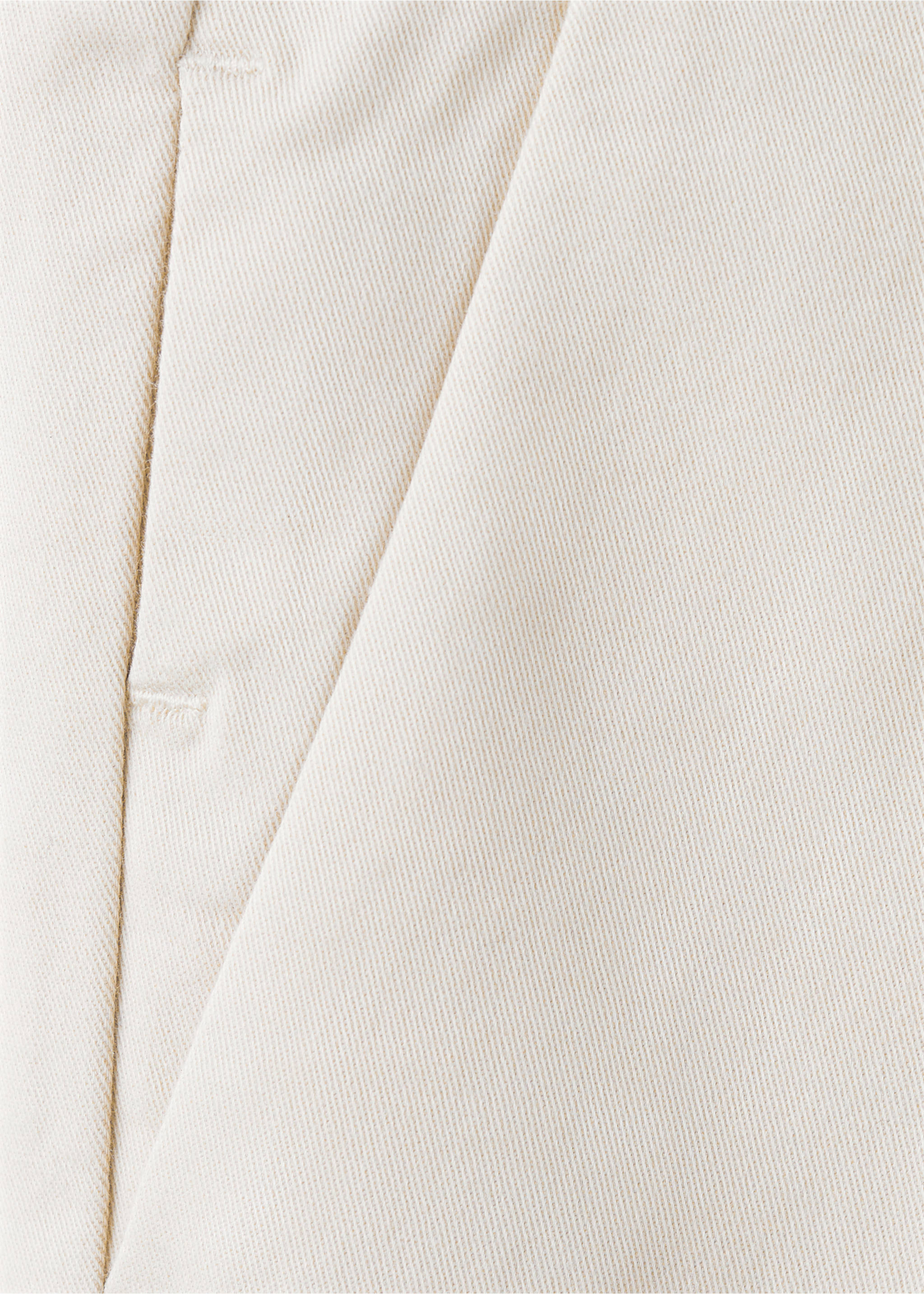 Close-up of cream trousers fabric detail., Ice Grey. Ref: 27054403-00.