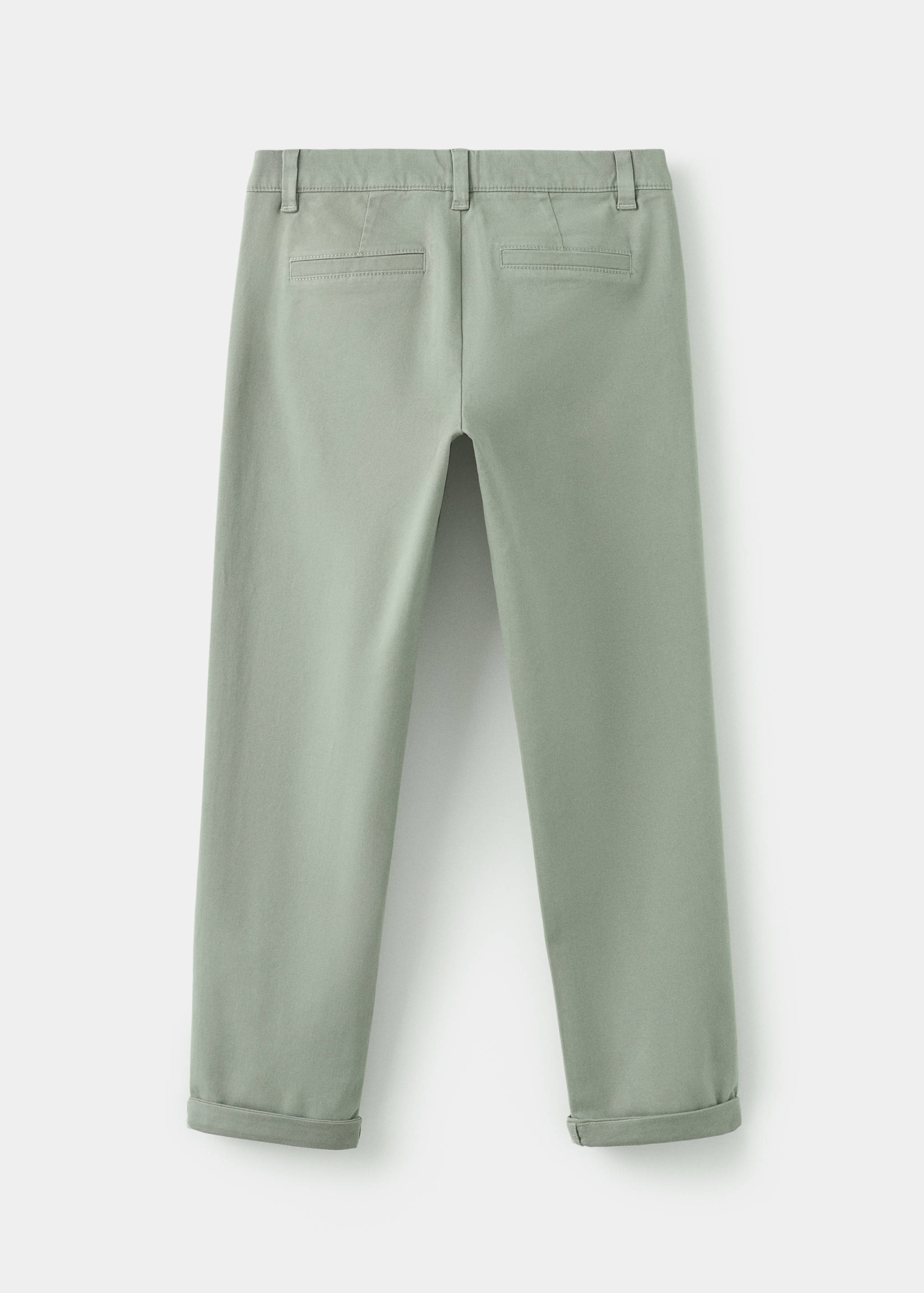 Chino-Hose mit Umschlag - Rückseite des Artikels