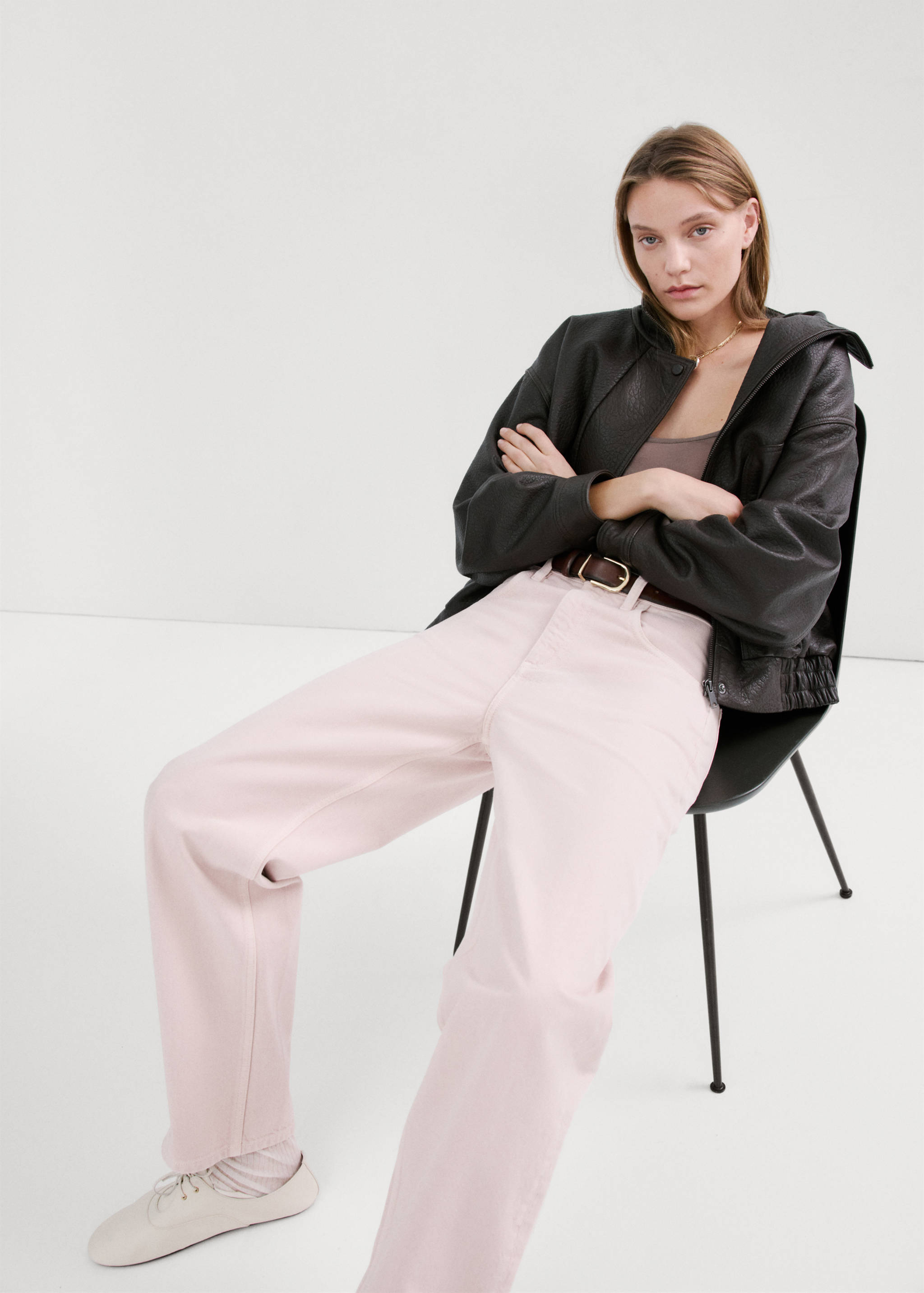 Barrel-Jeans mit hoher Taille - Detail des Artikels 2