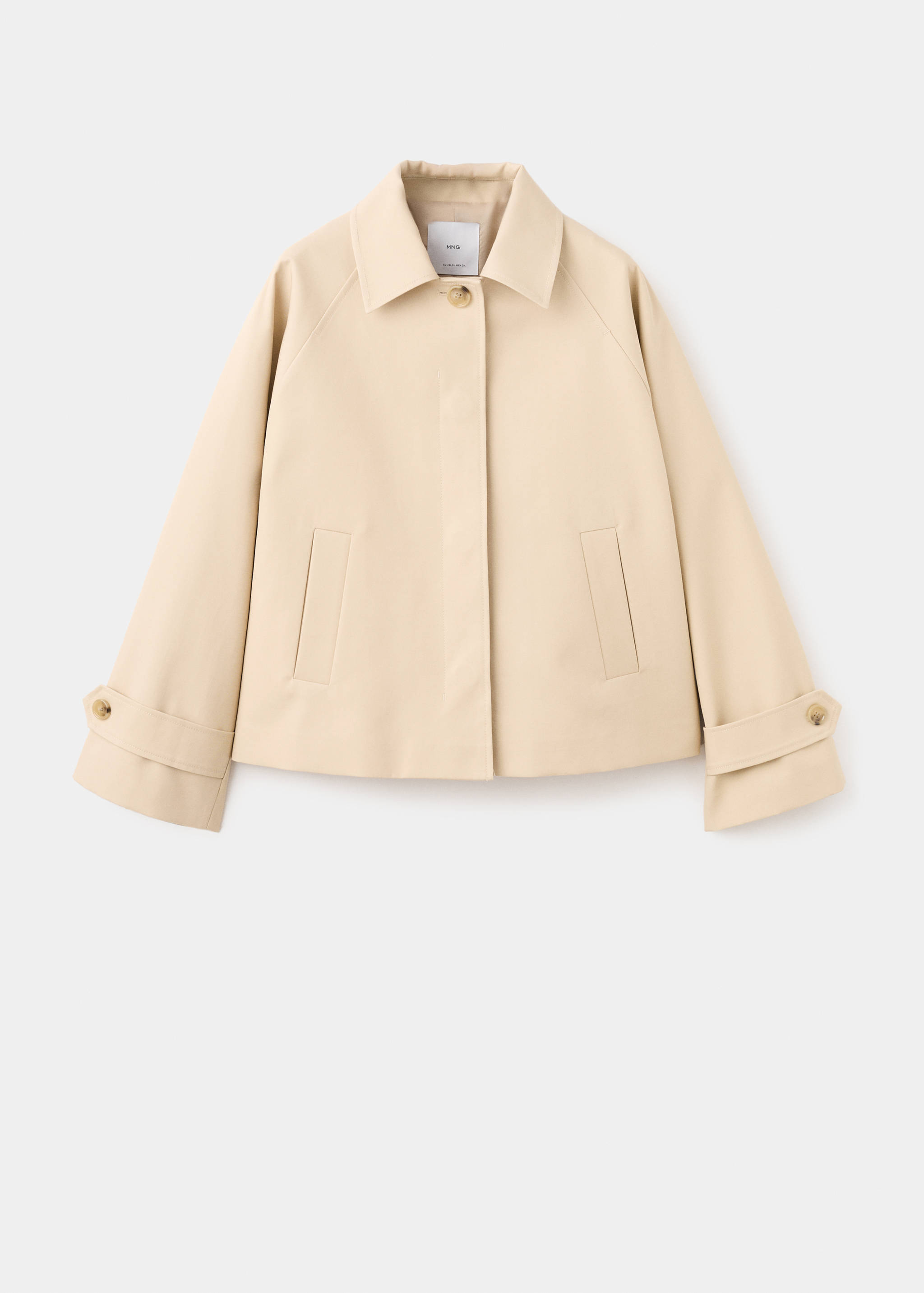 Oversized short trench - Article without model