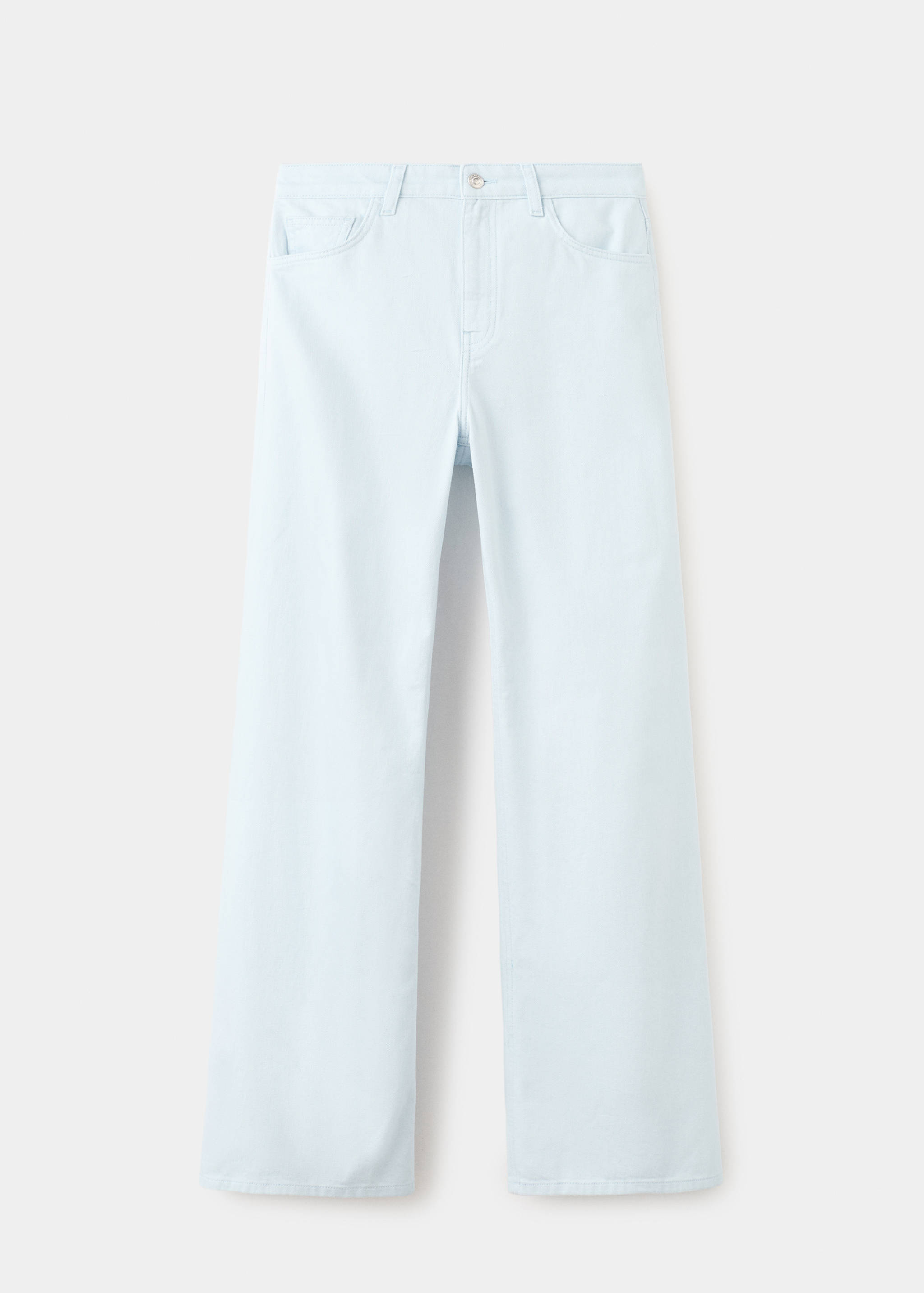 Wide leg mid-rise jeans - Article without model