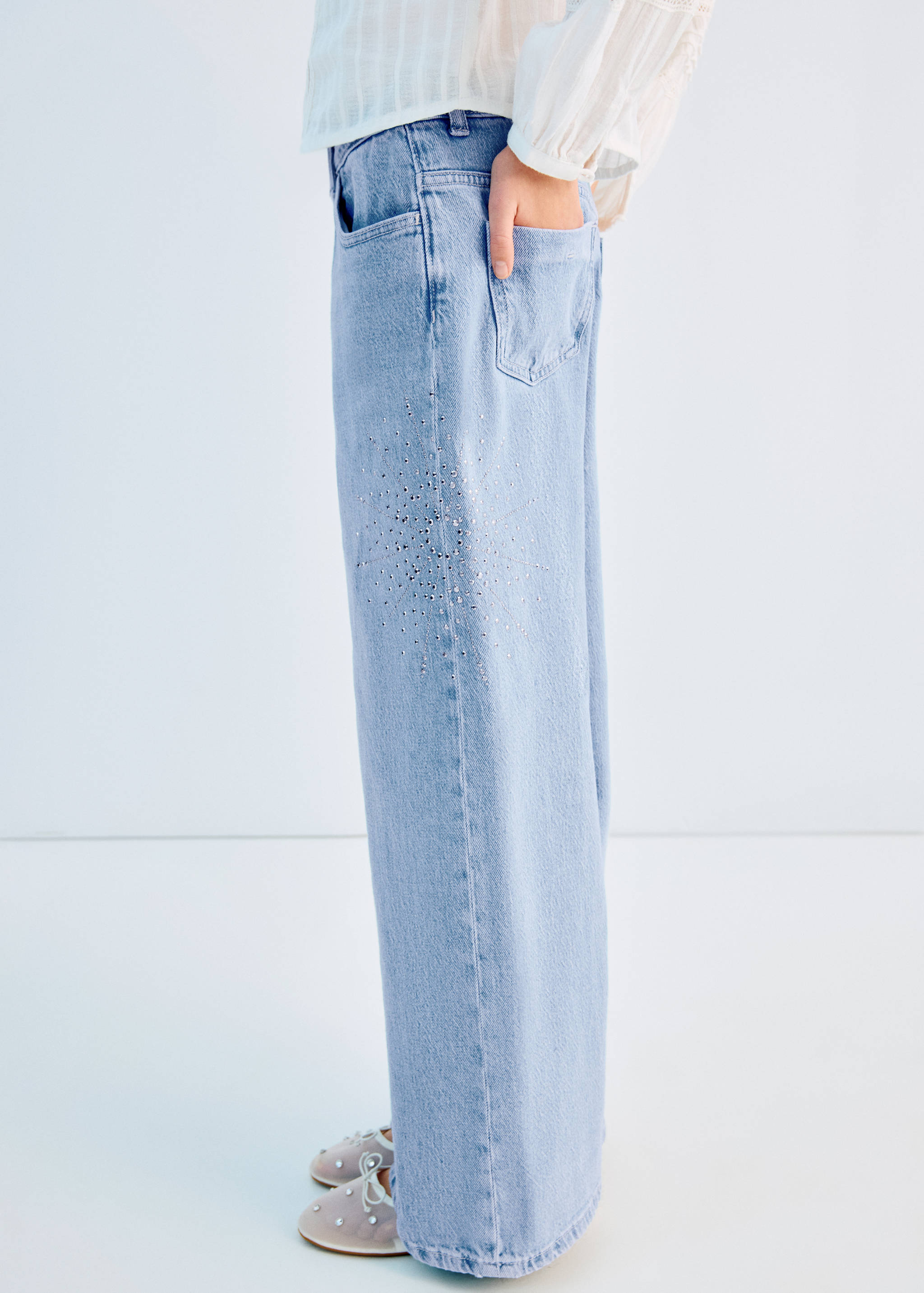 Jean large à strass - Détail de l'article 1