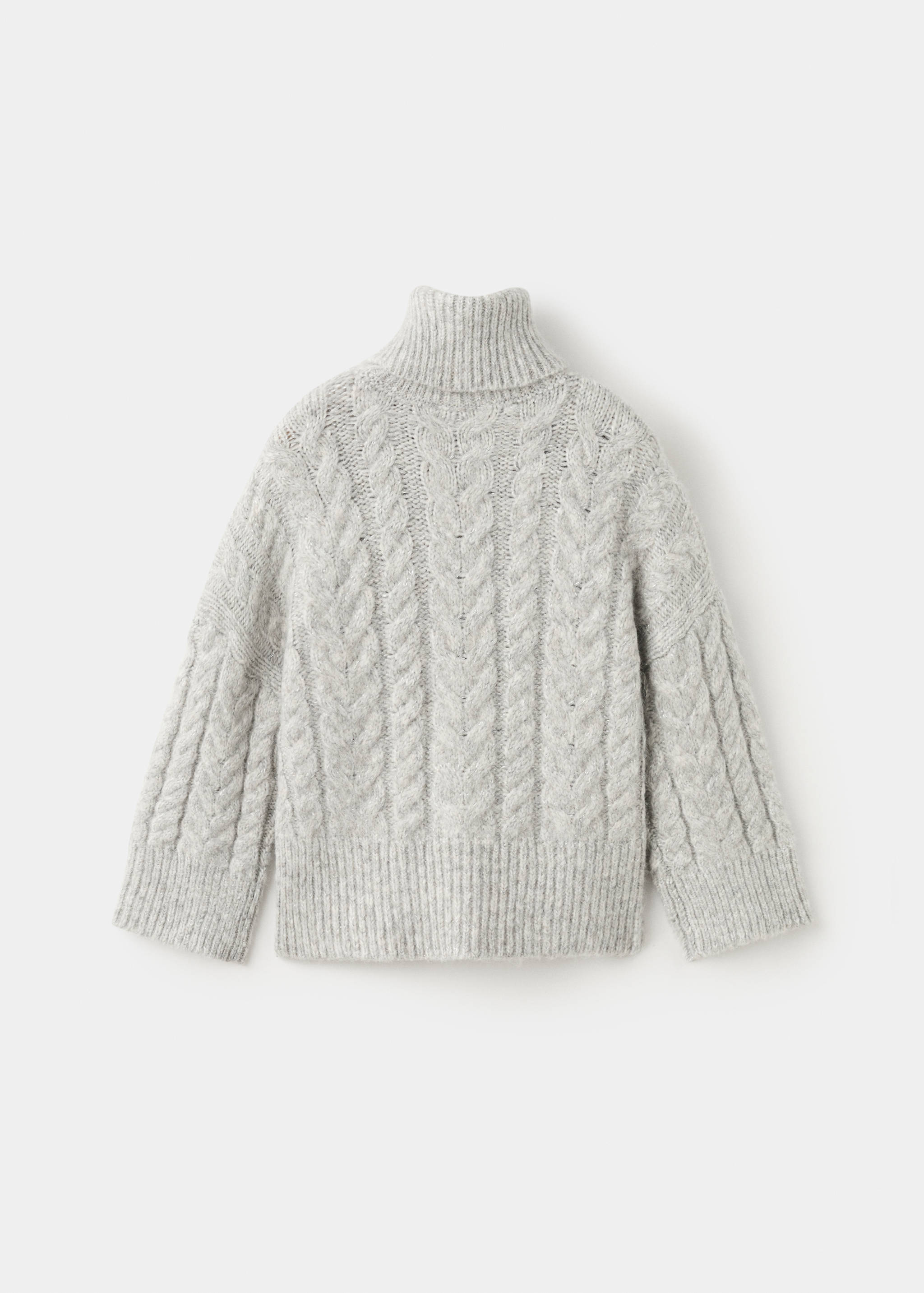 Lurex-Pullover mit Rollkragen - Rückseite des Artikels