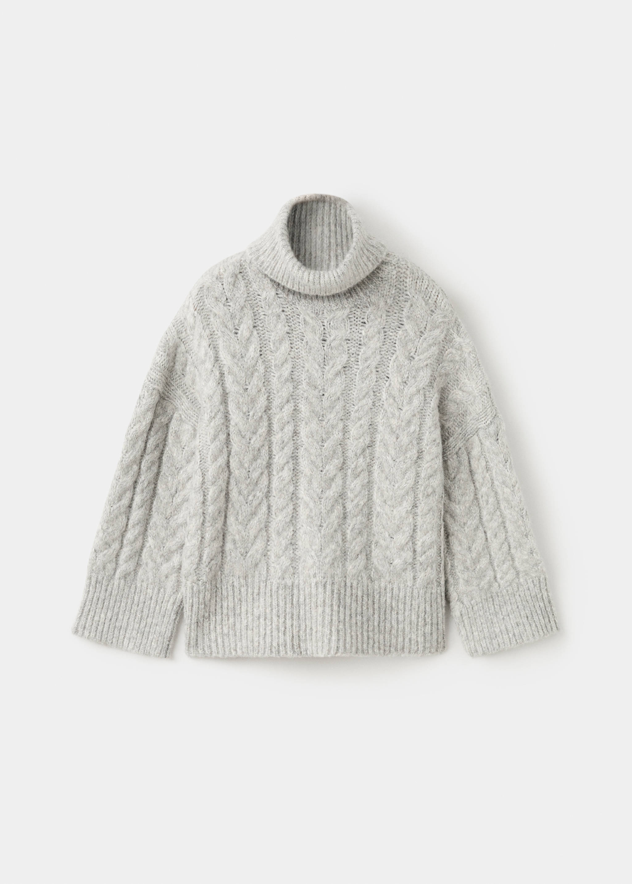 Lurex-Pullover mit Rollkragen - Artikel ohne Model