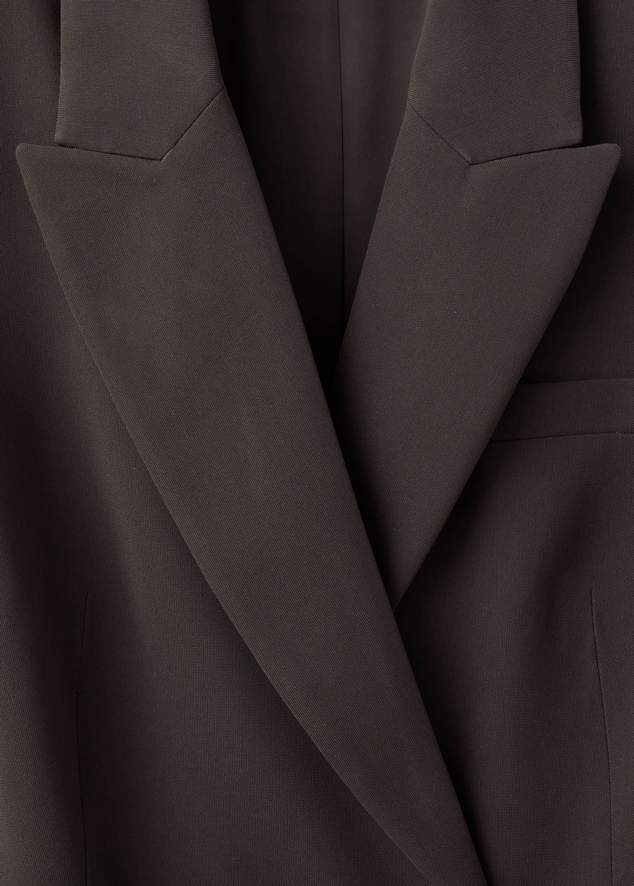 Blazer-style dress with belt - Details of the article 0