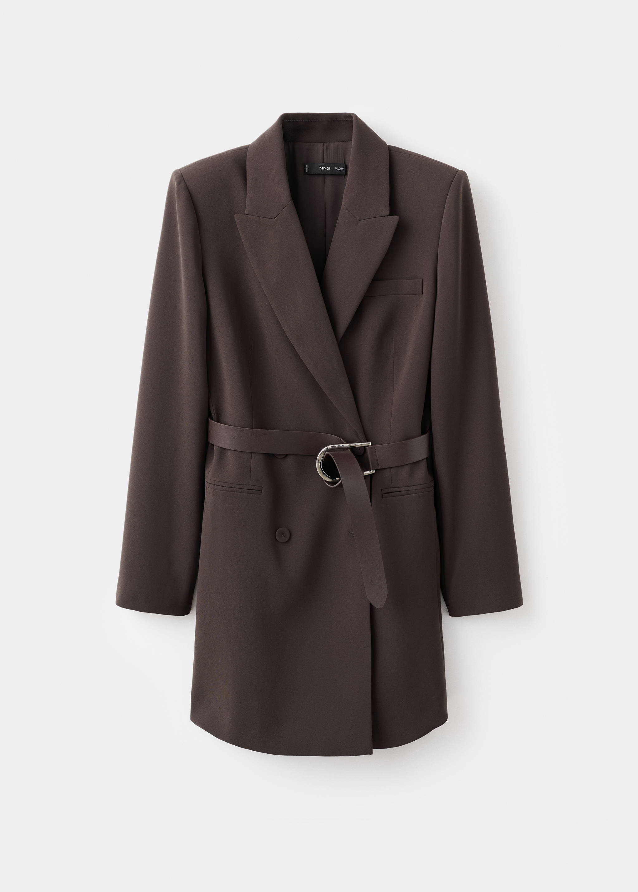 Blazer-style dress with belt - Article without model