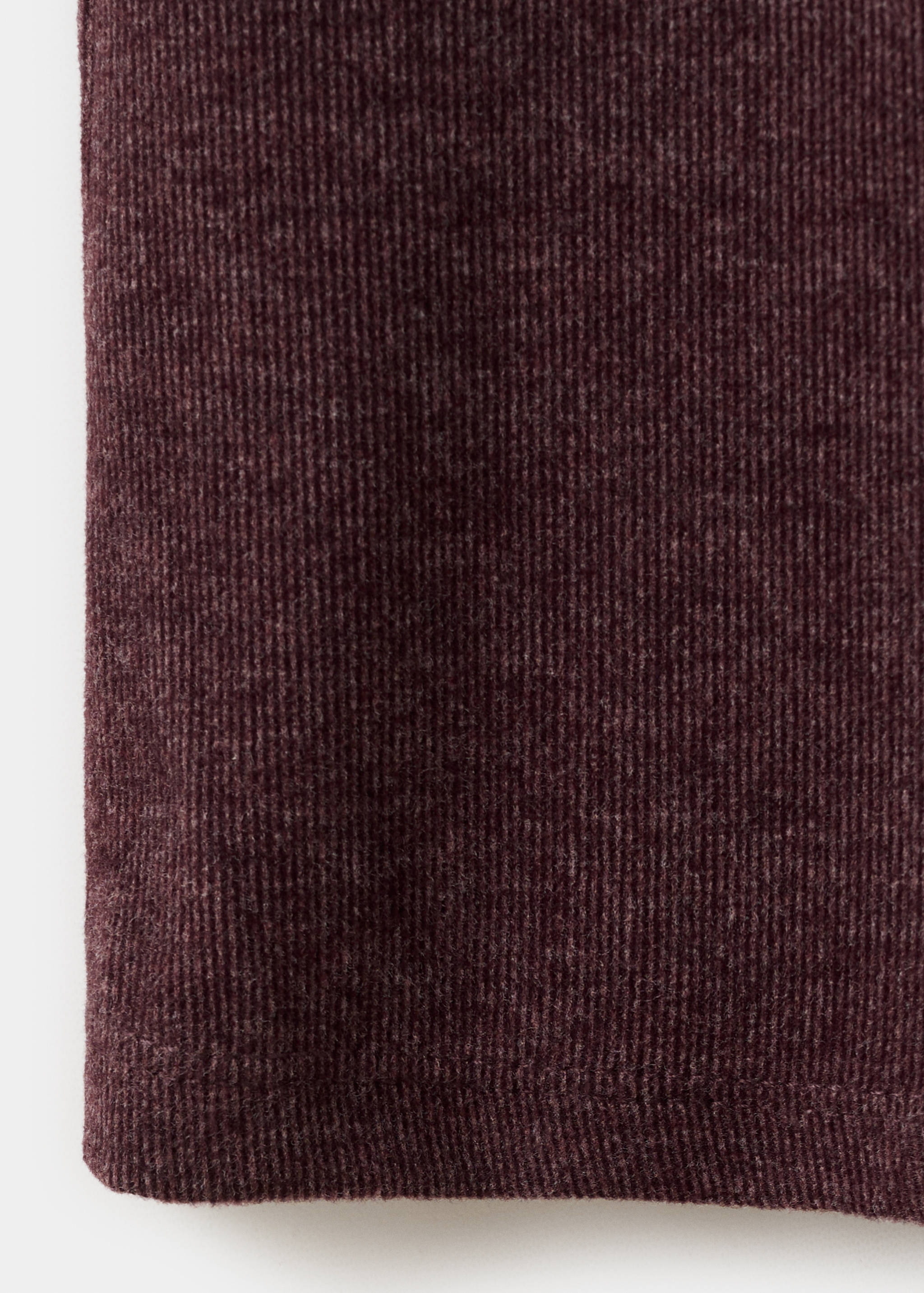 Knitted trousers with elastic waistband - Details of the article 0