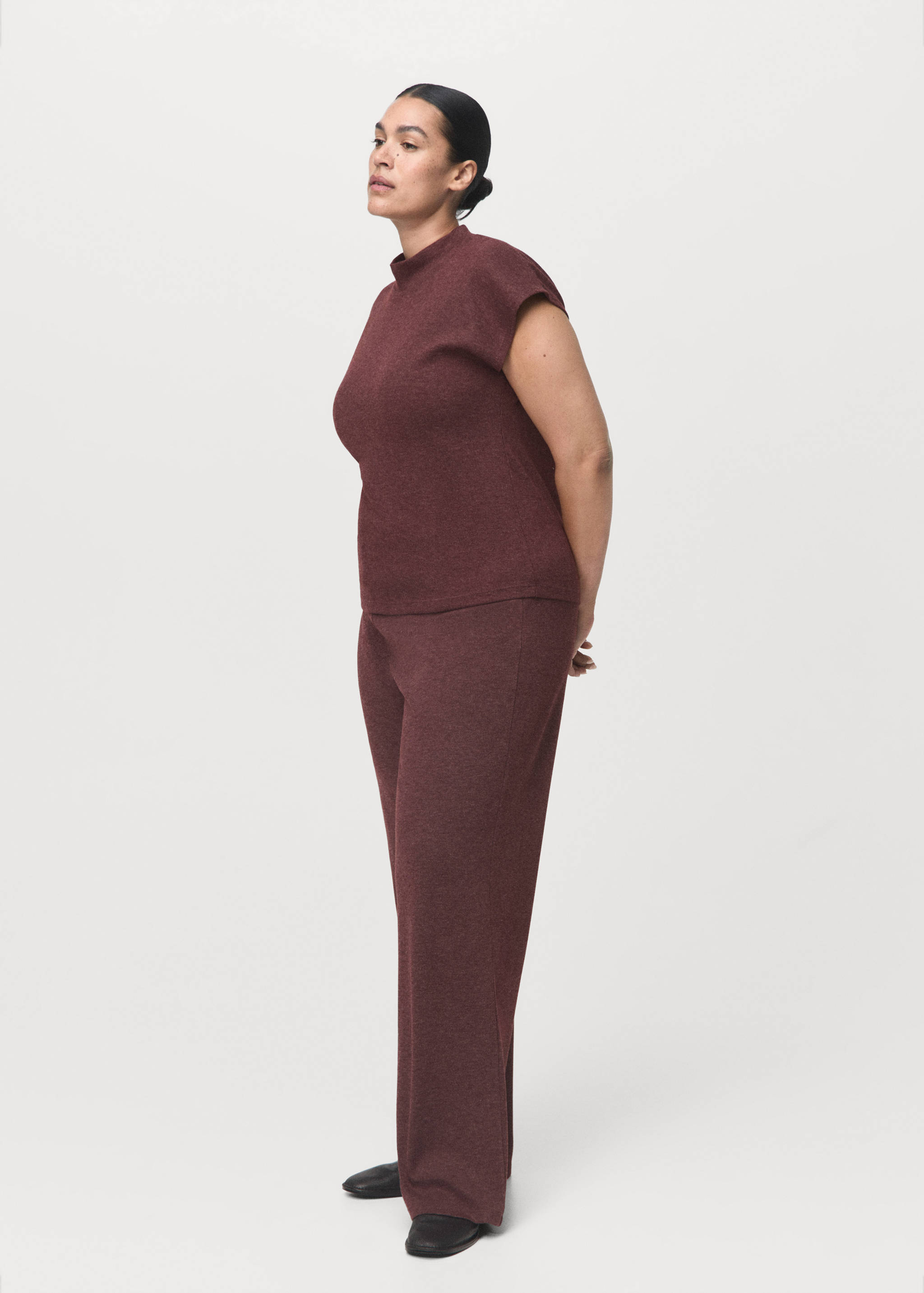 Knitted trousers with elastic waistband - Details of the article 6