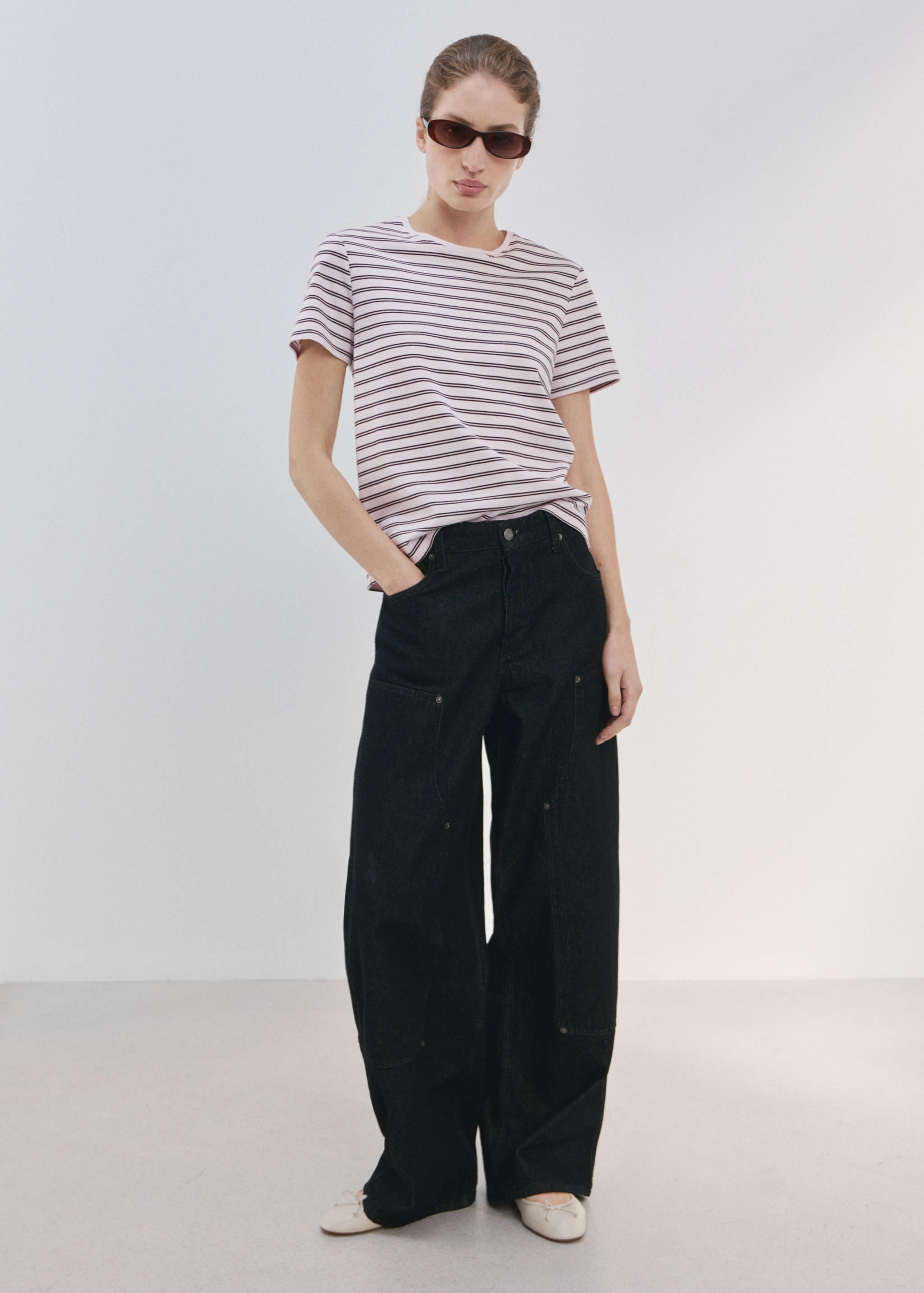 Short-sleeved cotton t-shirt - General plane