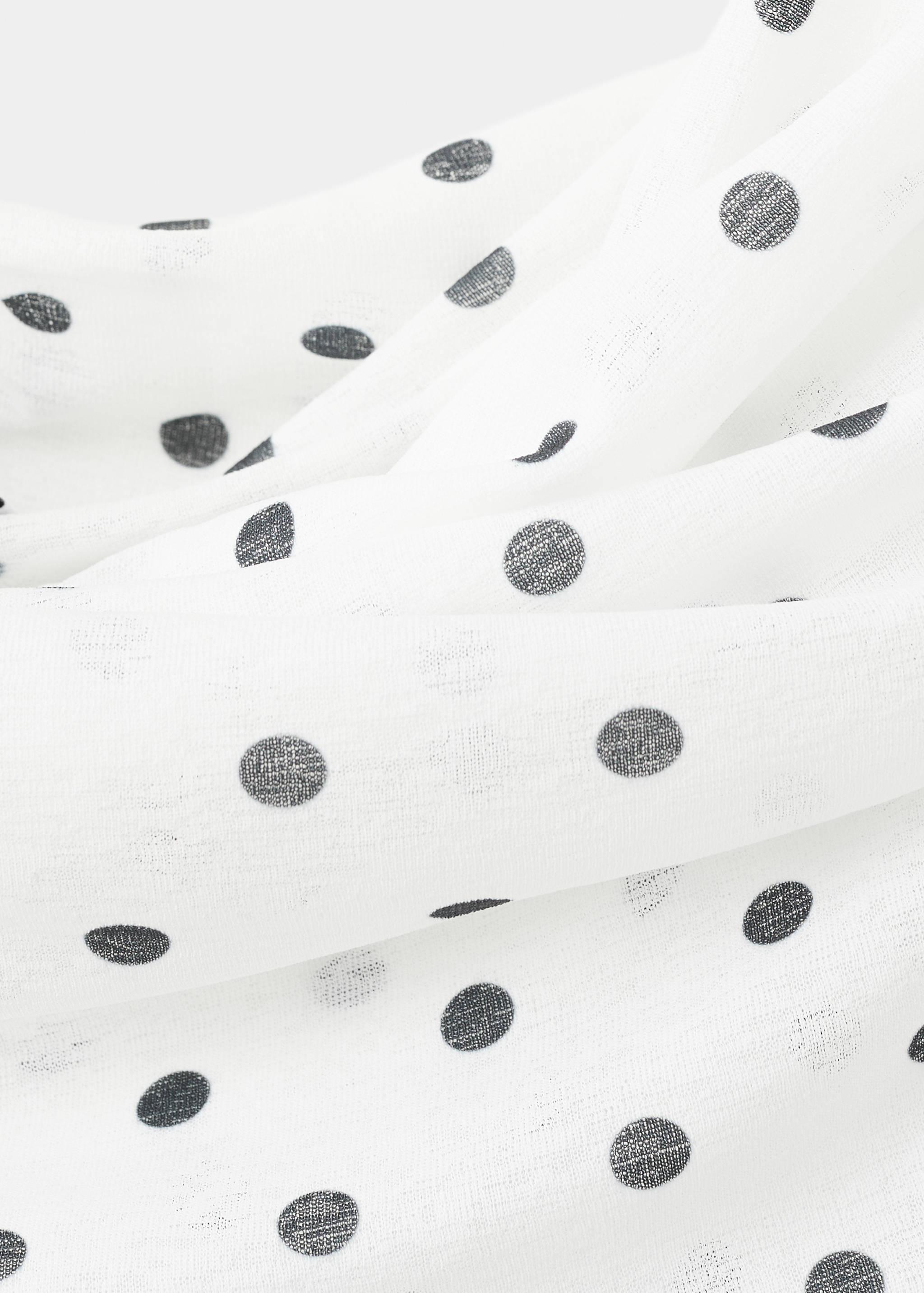 Polka dot strapless top - Details of the article 8