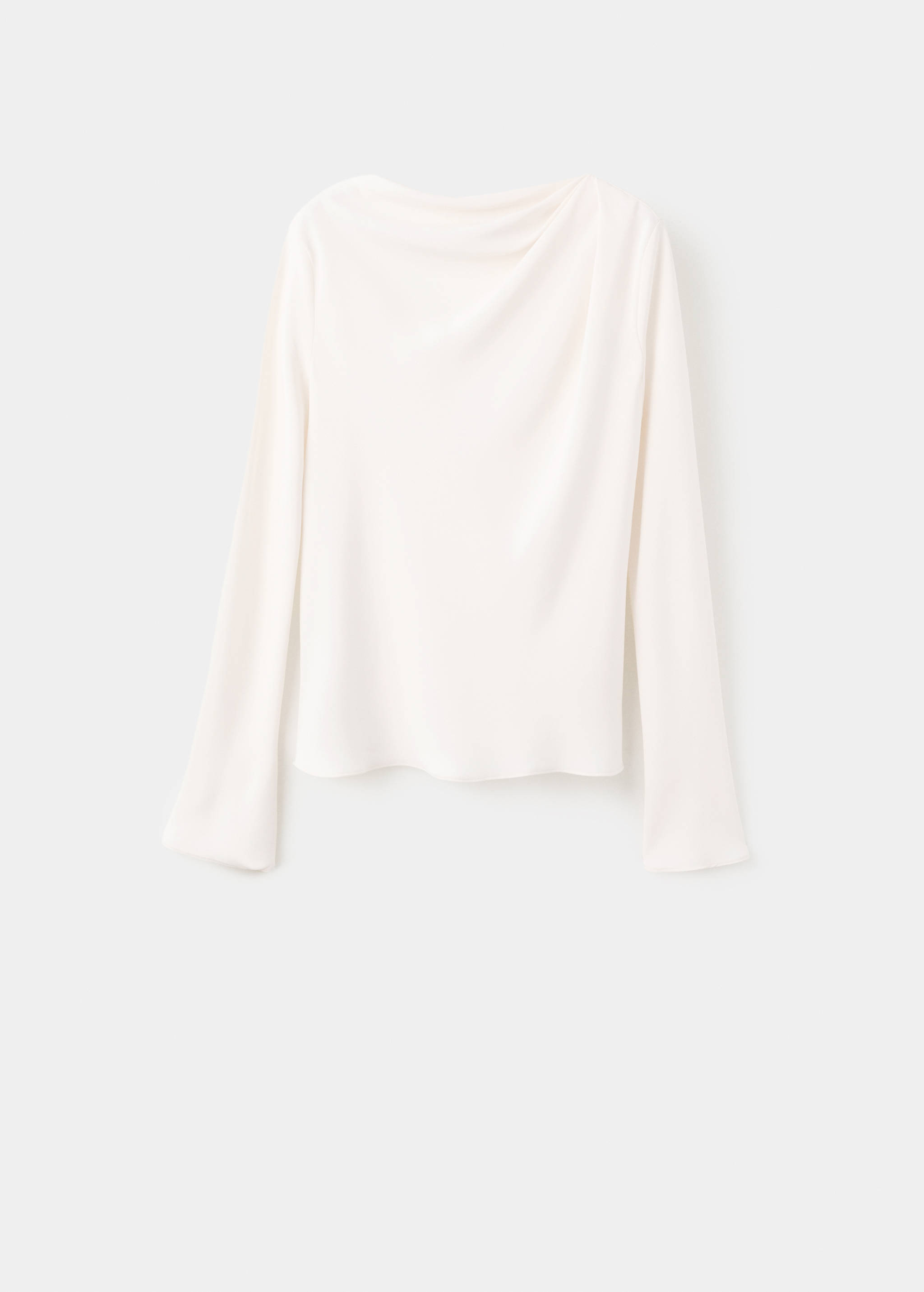 Blouse col bateau drapé - Article sans modèle