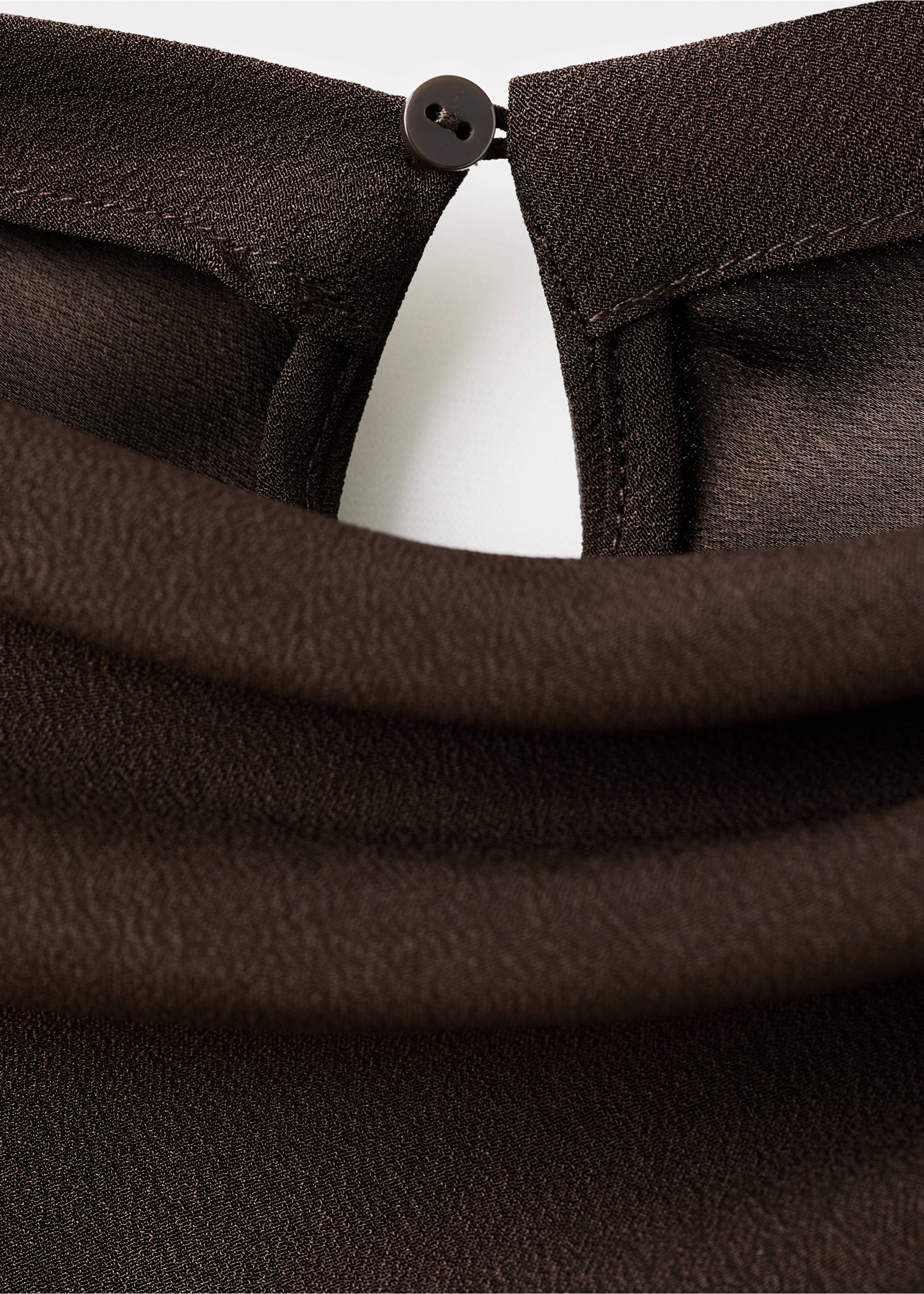 Blouse col bateau drapé - Détail de l'article 0, Marron. Ref: 27071247-00.