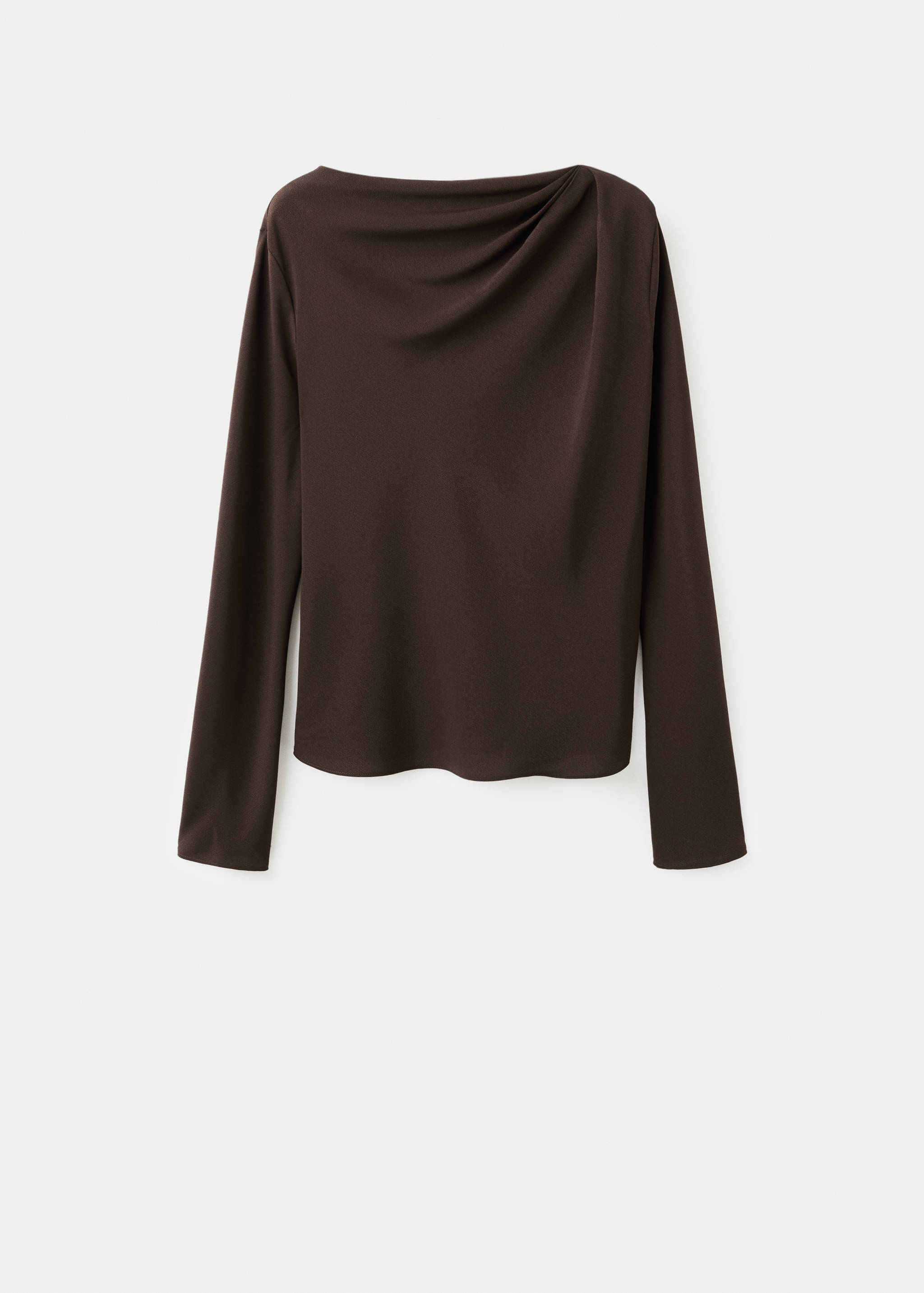 Blouse col bateau drapé - Article sans modèle