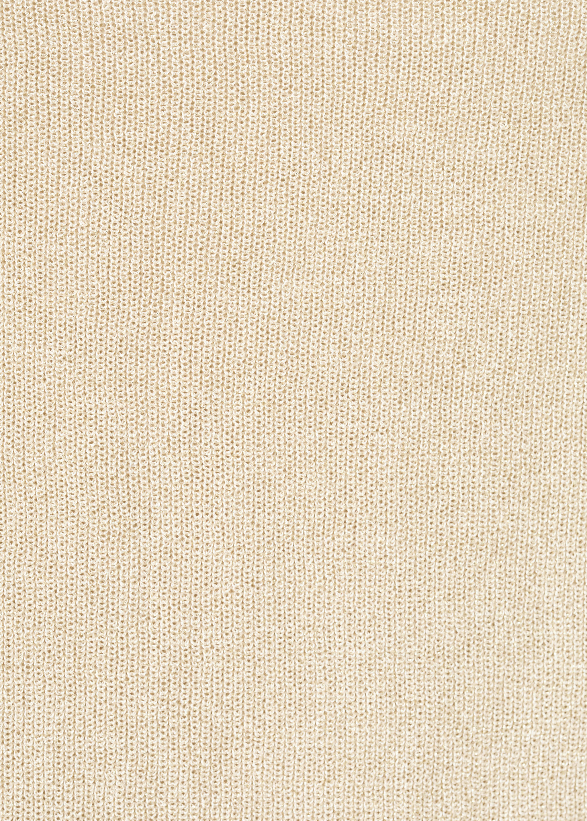 Lurex knitted V-neck top - Details of the article 0