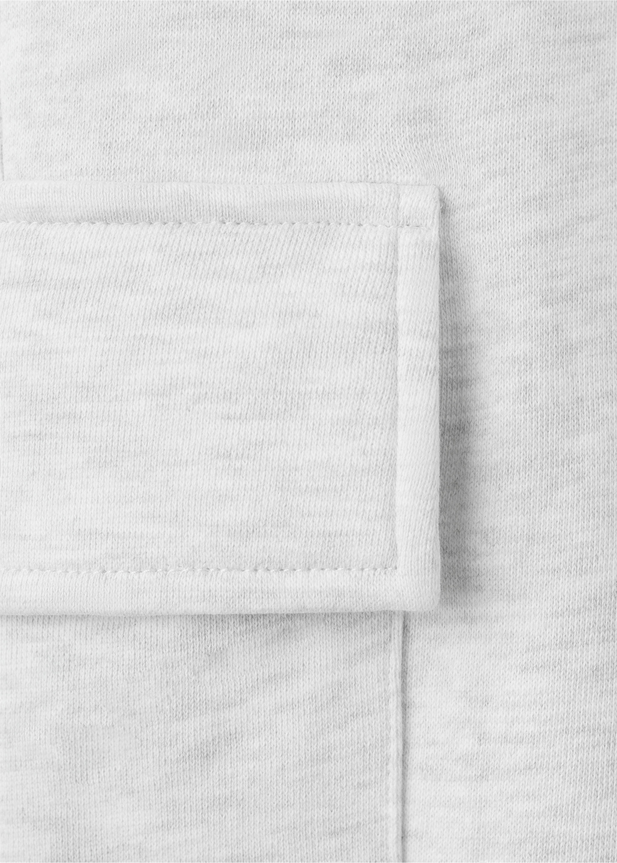 Cargo-Jogger aus Baumwolle - Detail des Artikels 8, Hellgrau meliert. Ref: 27071266-00.
