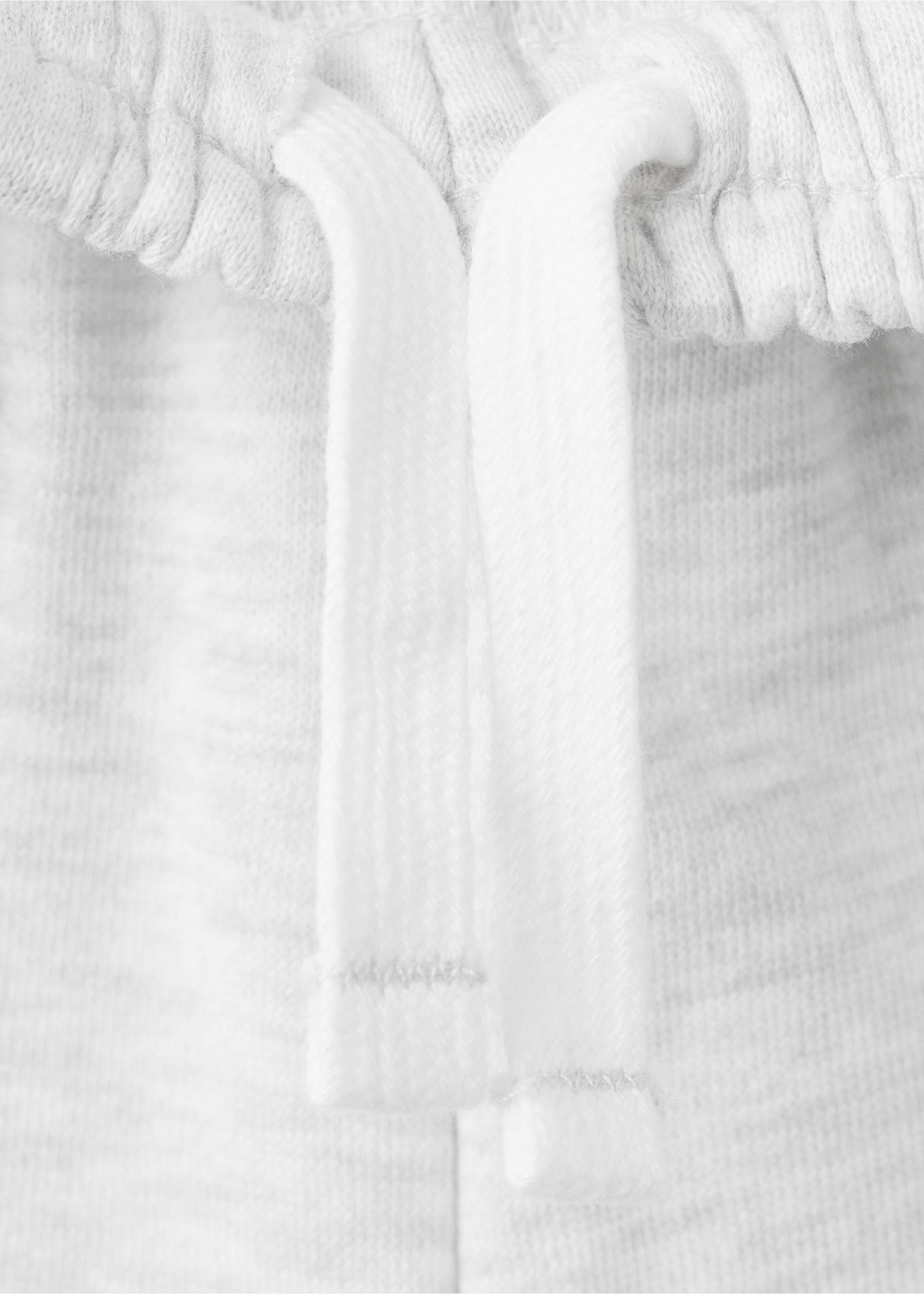 Cargo-Jogger aus Baumwolle - Detail des Artikels 0, Hellgrau meliert. Ref: 27071266-00.