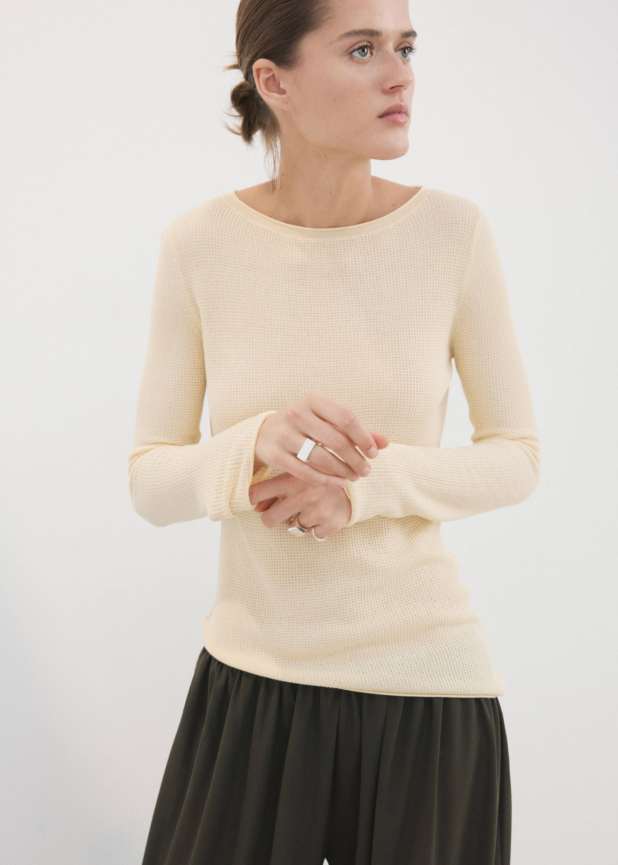 Fine-knit sweater - Medium plane
