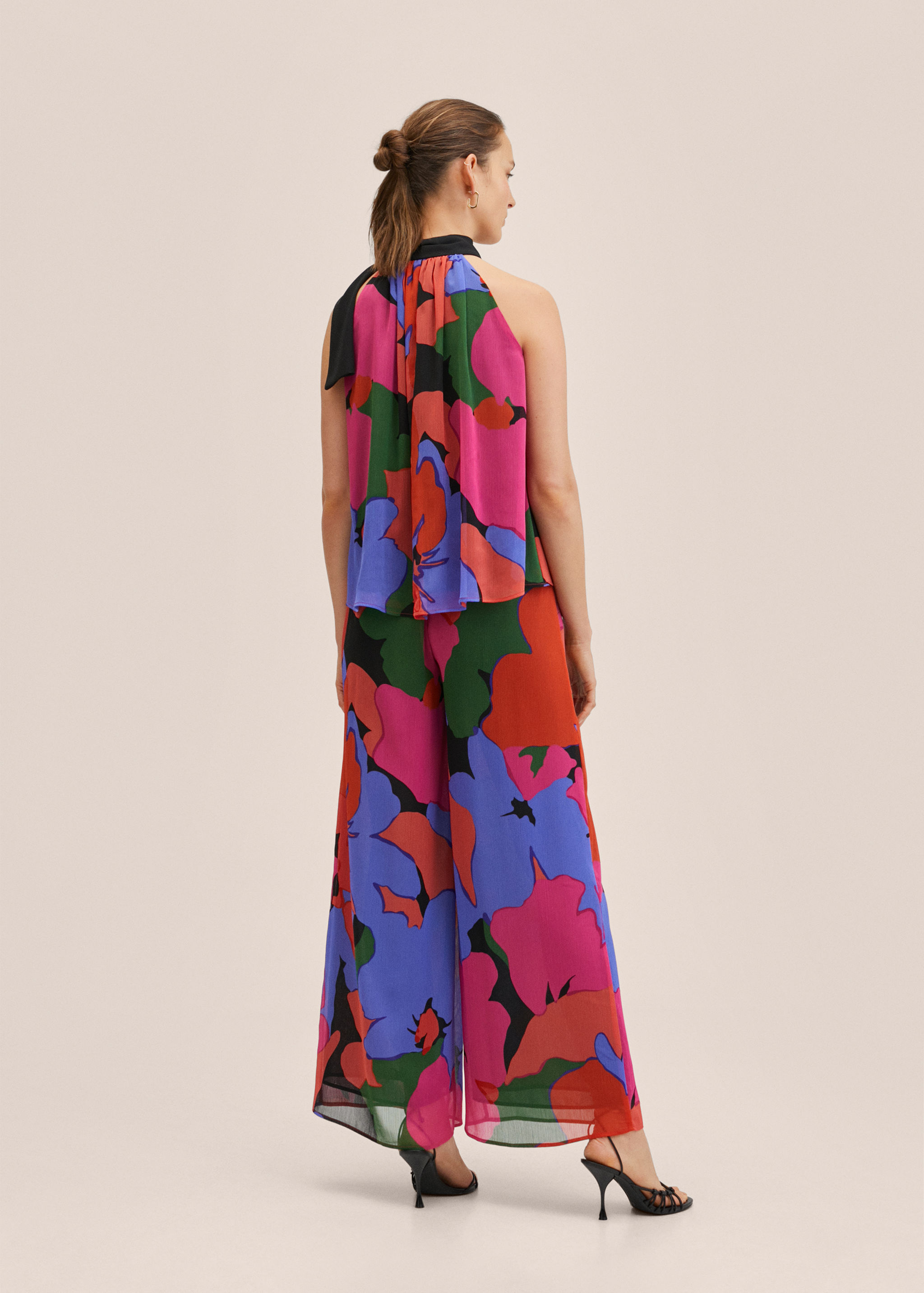 Pantalons palazzo estampats - Revers de l'article