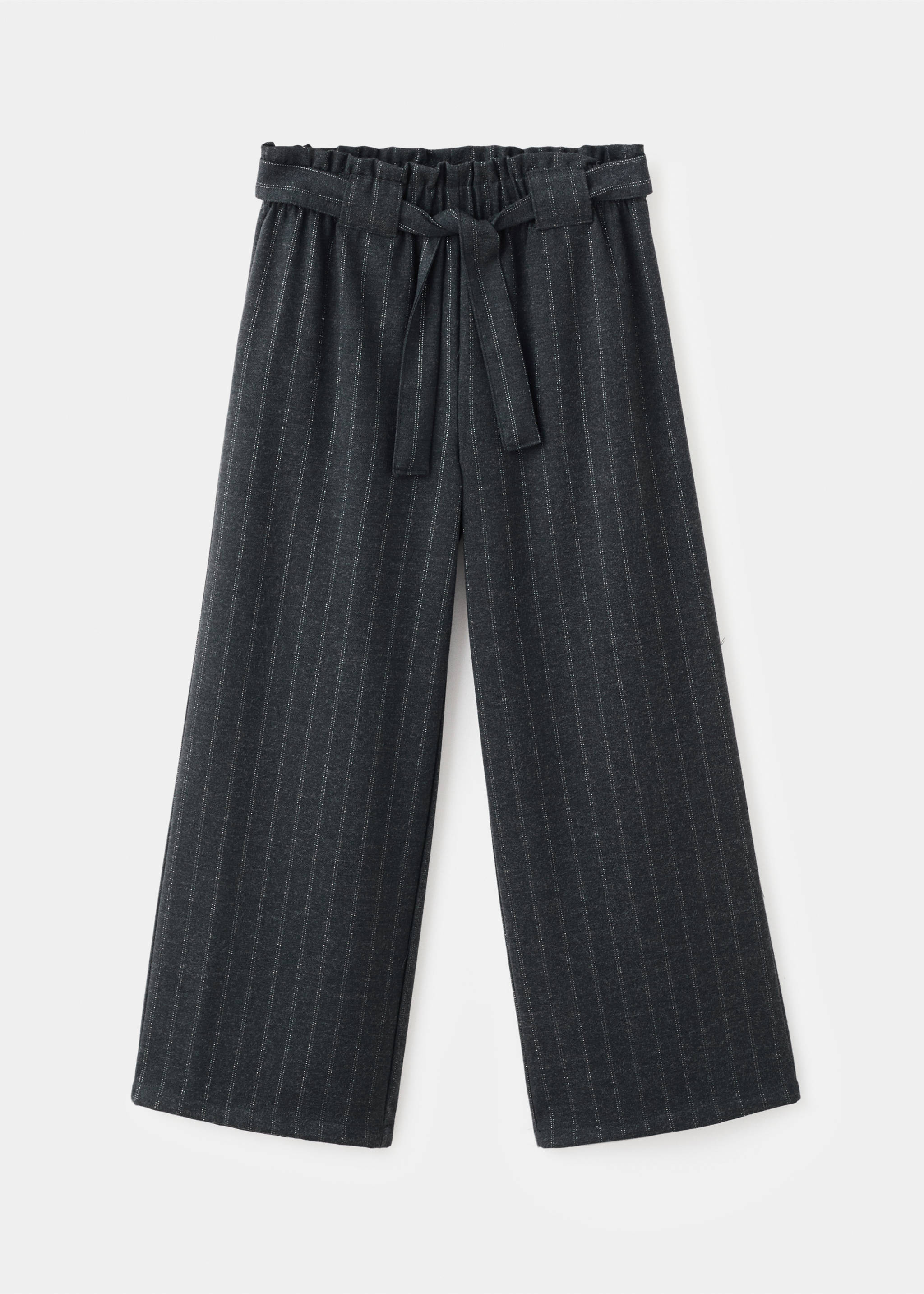 Lurexhose mit Streifenmuster - Artikel ohne Model, Grau. Ref: 27081169-00.