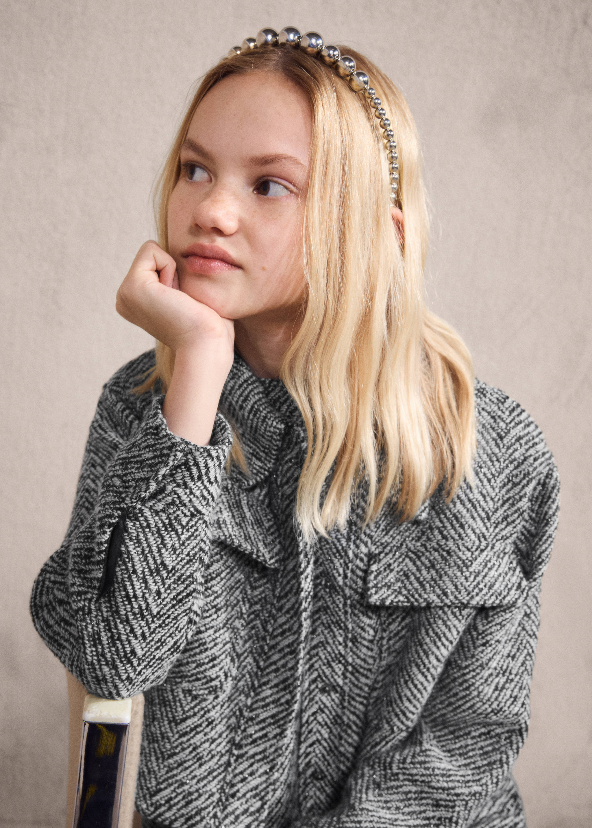 Tweedjacke mit Lurexdetails - Detail des Artikels 5