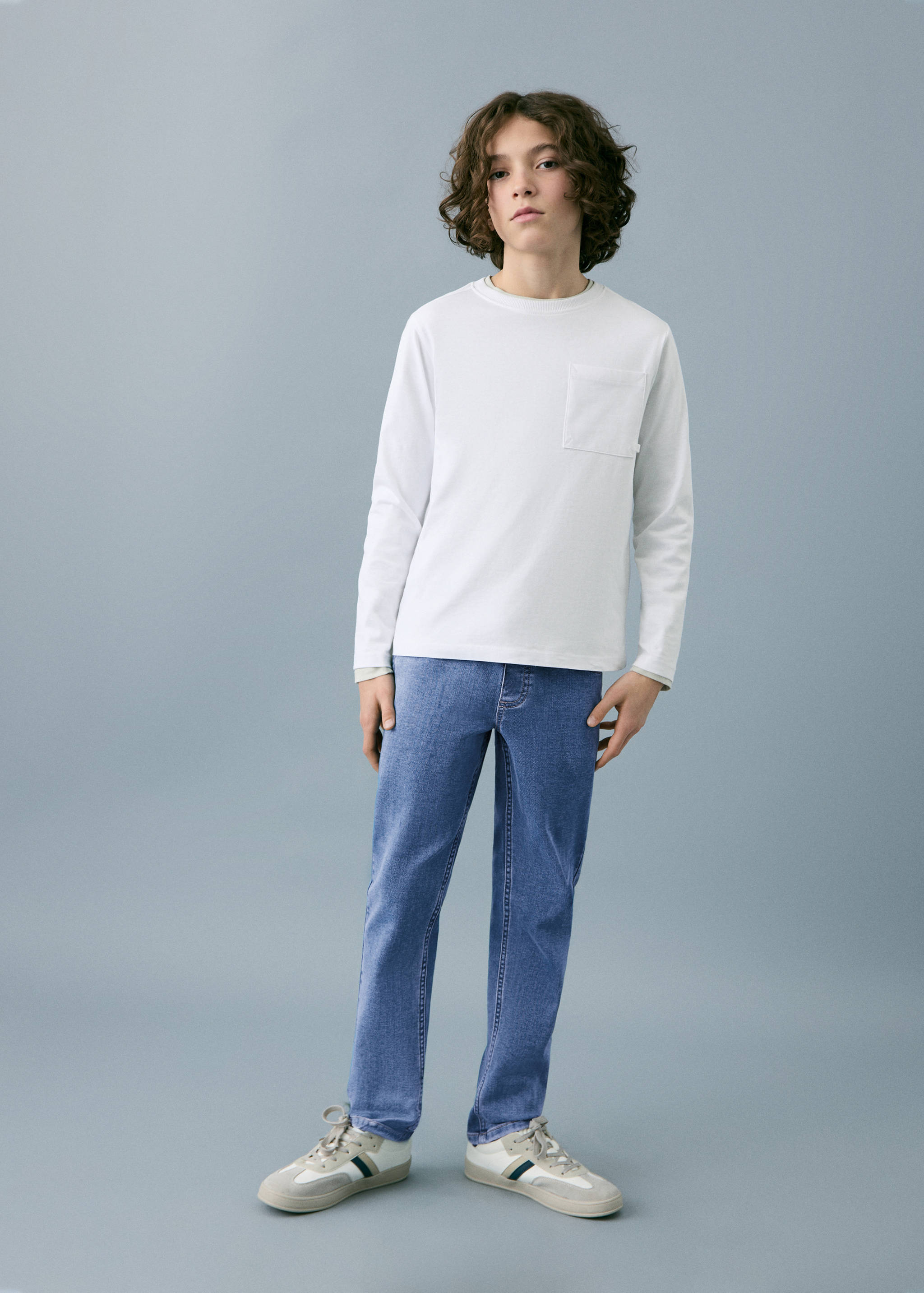 Bequeme Jeans mit Kordelzug - Allgemeine Ansicht