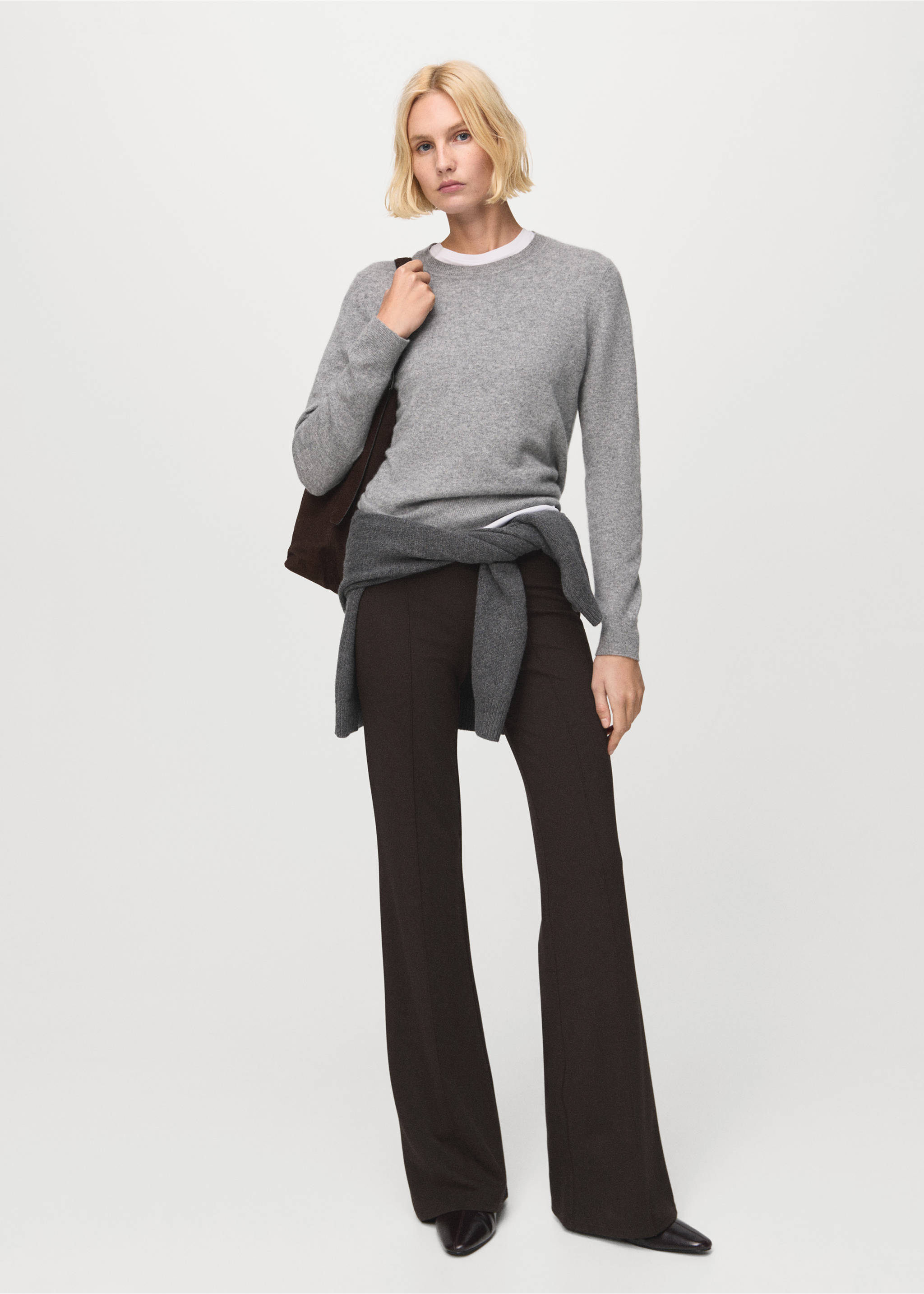 Leggings with seam detail - General plane, Brown. Ref: 27081251-00.