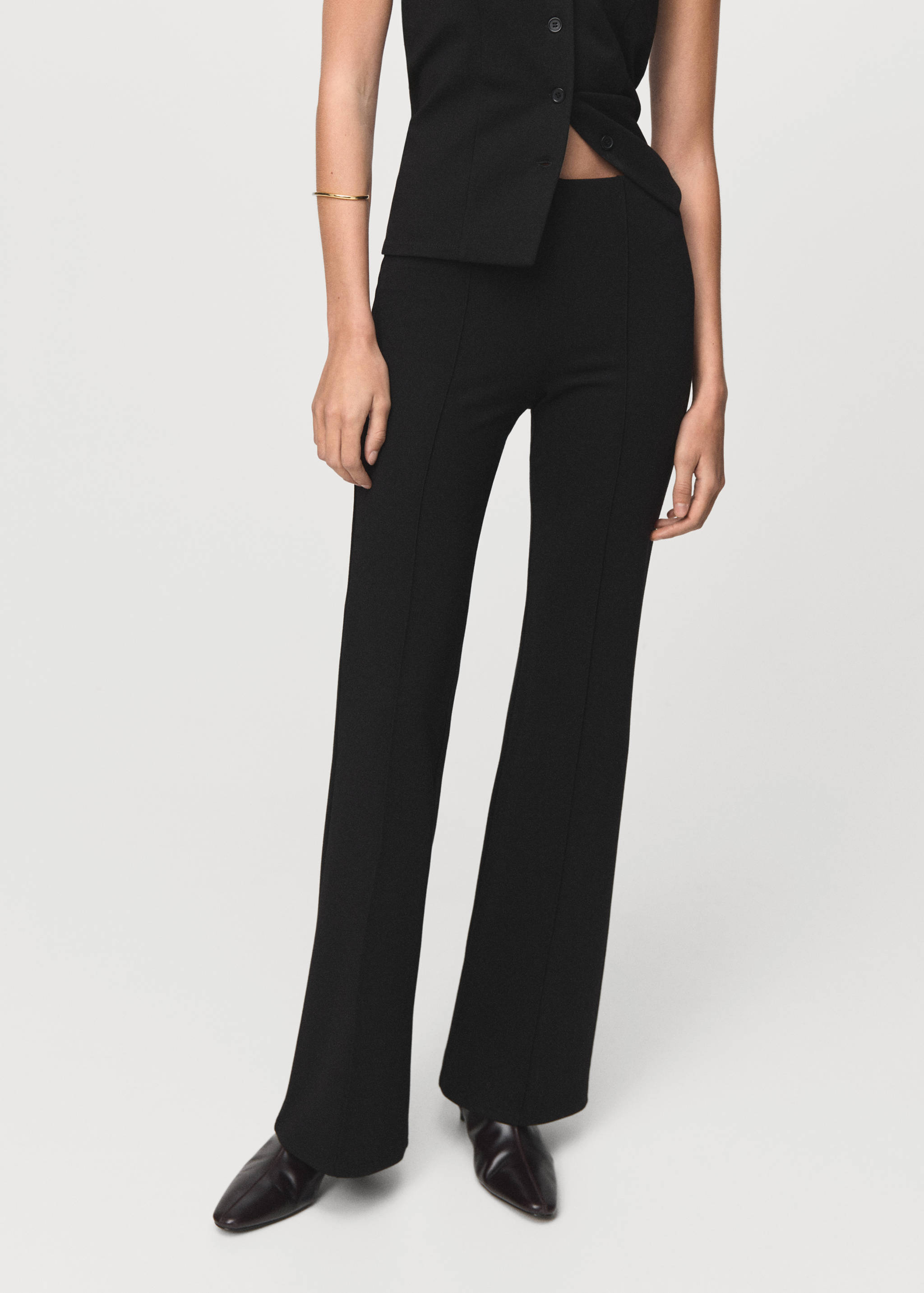 Leggings with seam detail - Medium plane