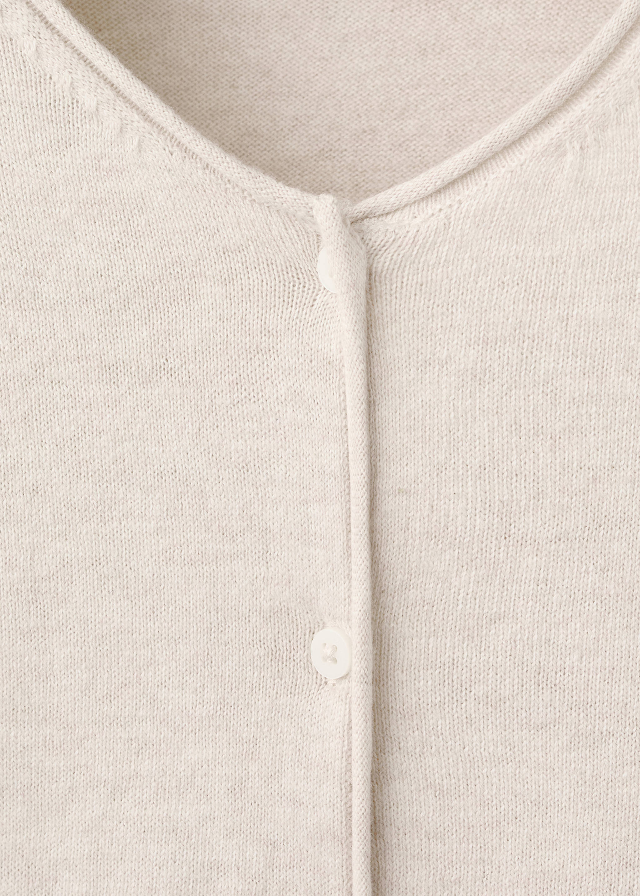 Stickad långärmad cardigan - Detaljer om artikeln 8