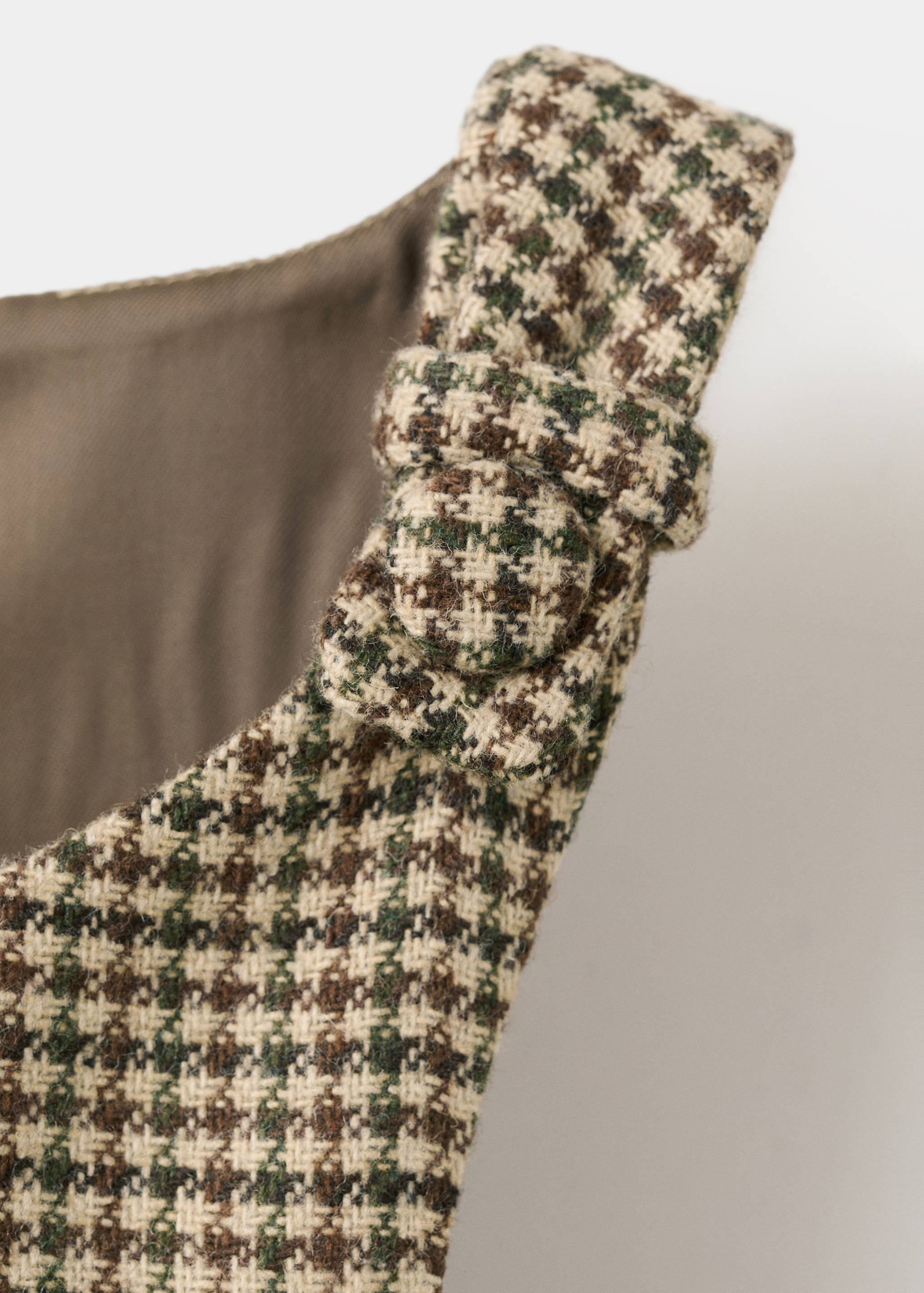 Houndstooth wool-blend dress - Details of the article 8
