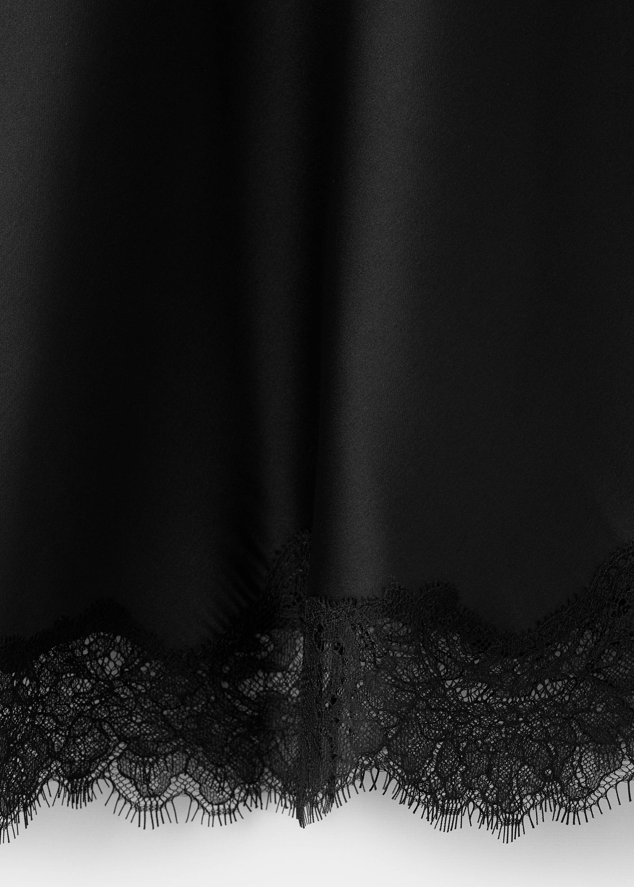 Satin lace skirt - Details of the article 0