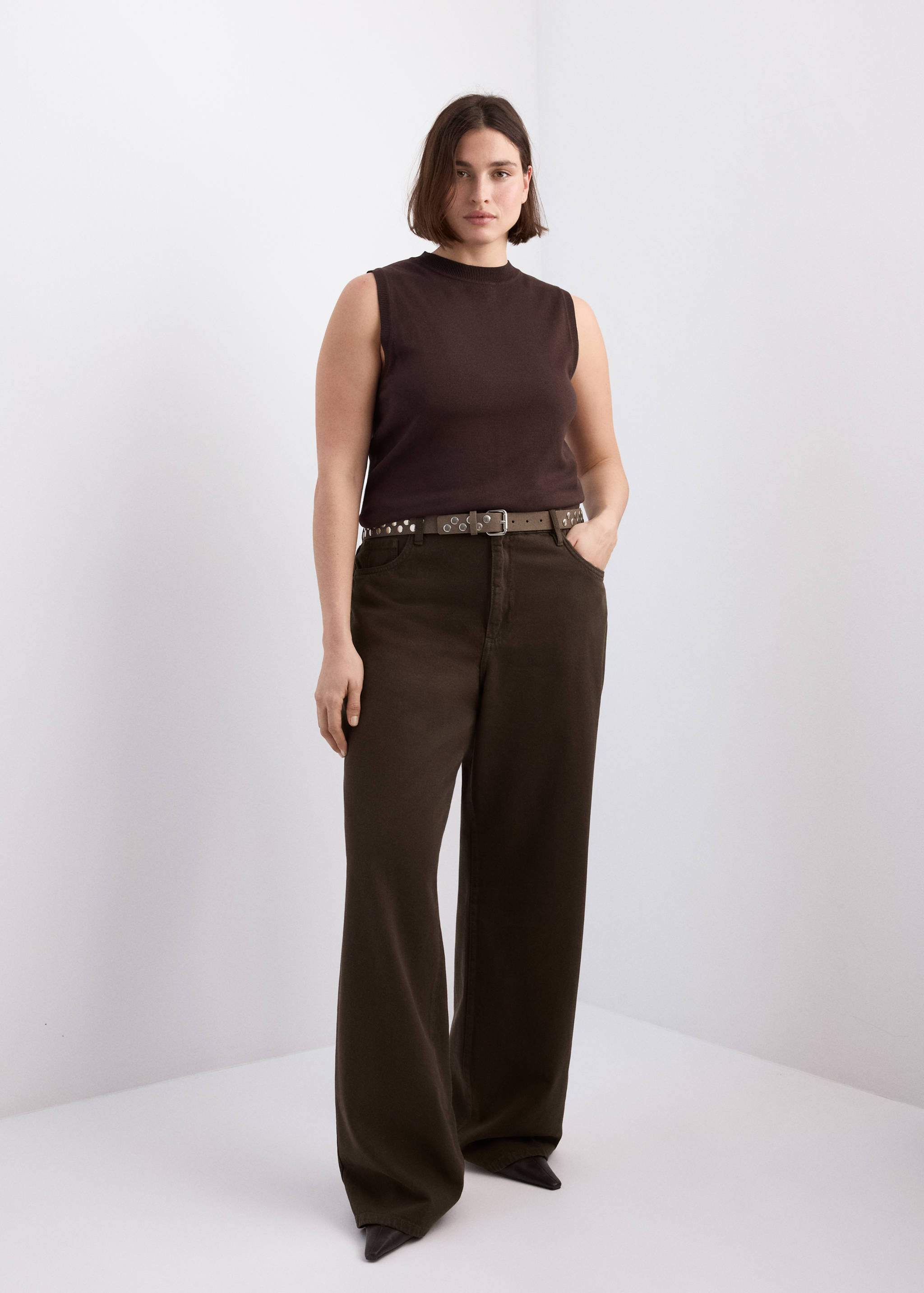 Τζιν Danila wide leg ψηλόμεσο - Λεπτομέρεια του προϊόντος 6