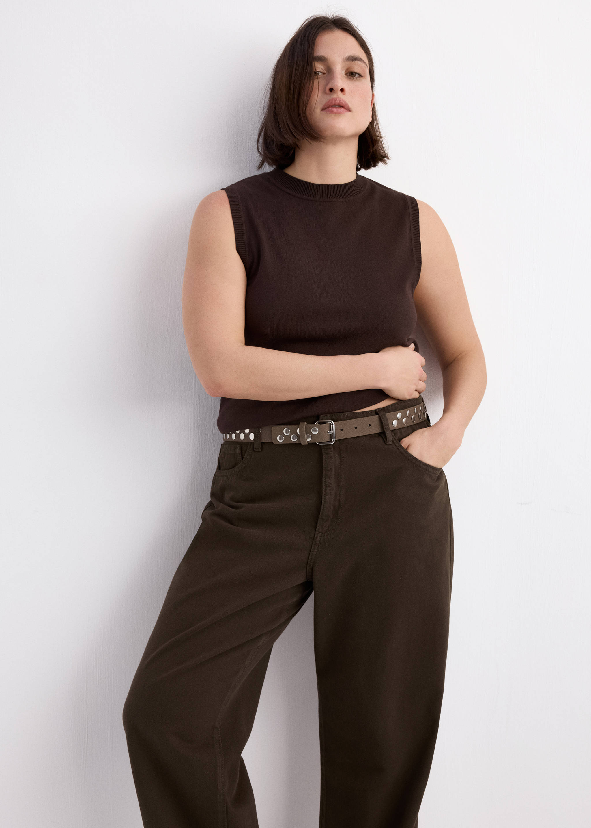 Τζιν Danila wide leg ψηλόμεσο - Λεπτομέρεια του προϊόντος 5
