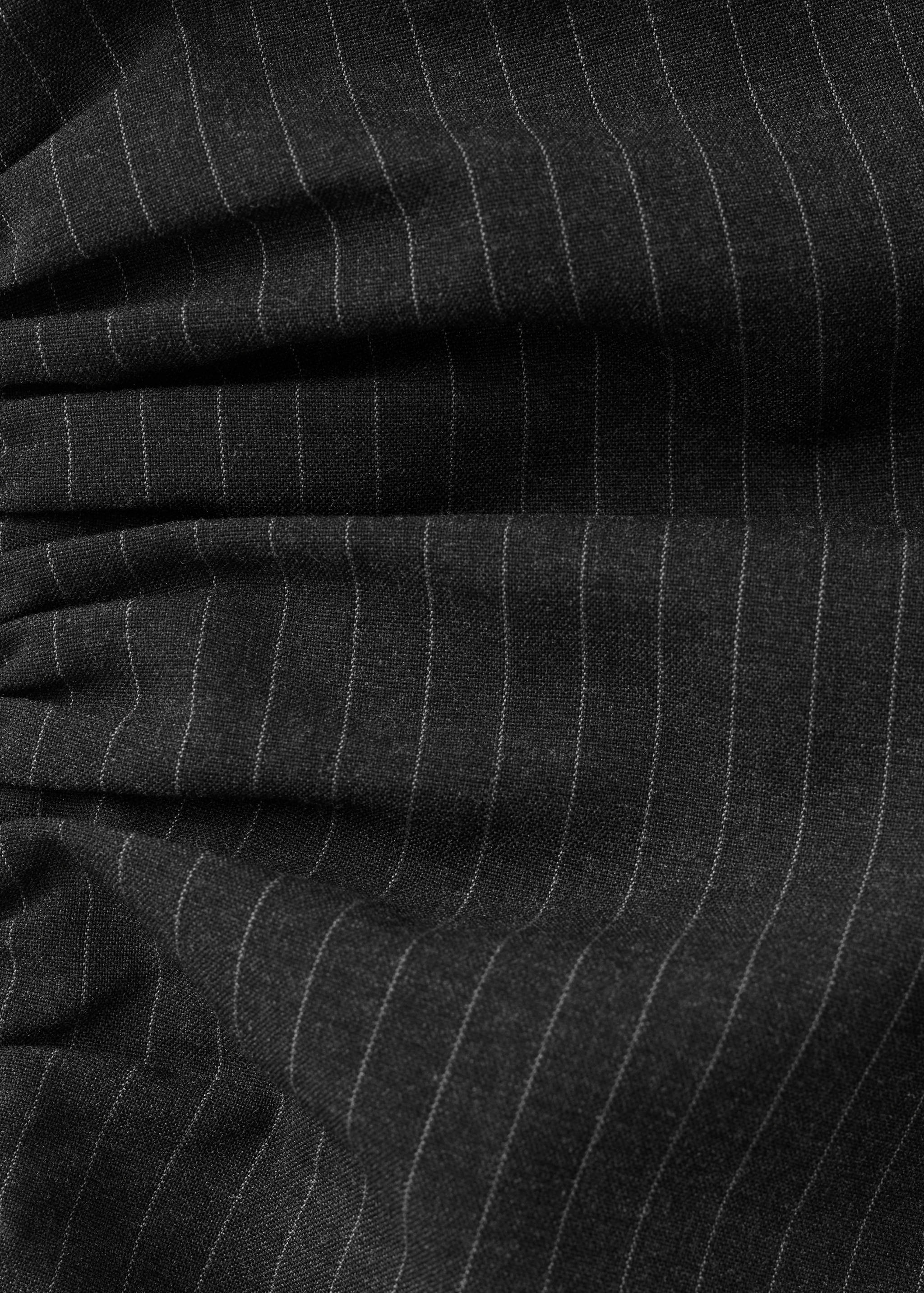 Pinstripe dress with cut-out - Details of the article 8