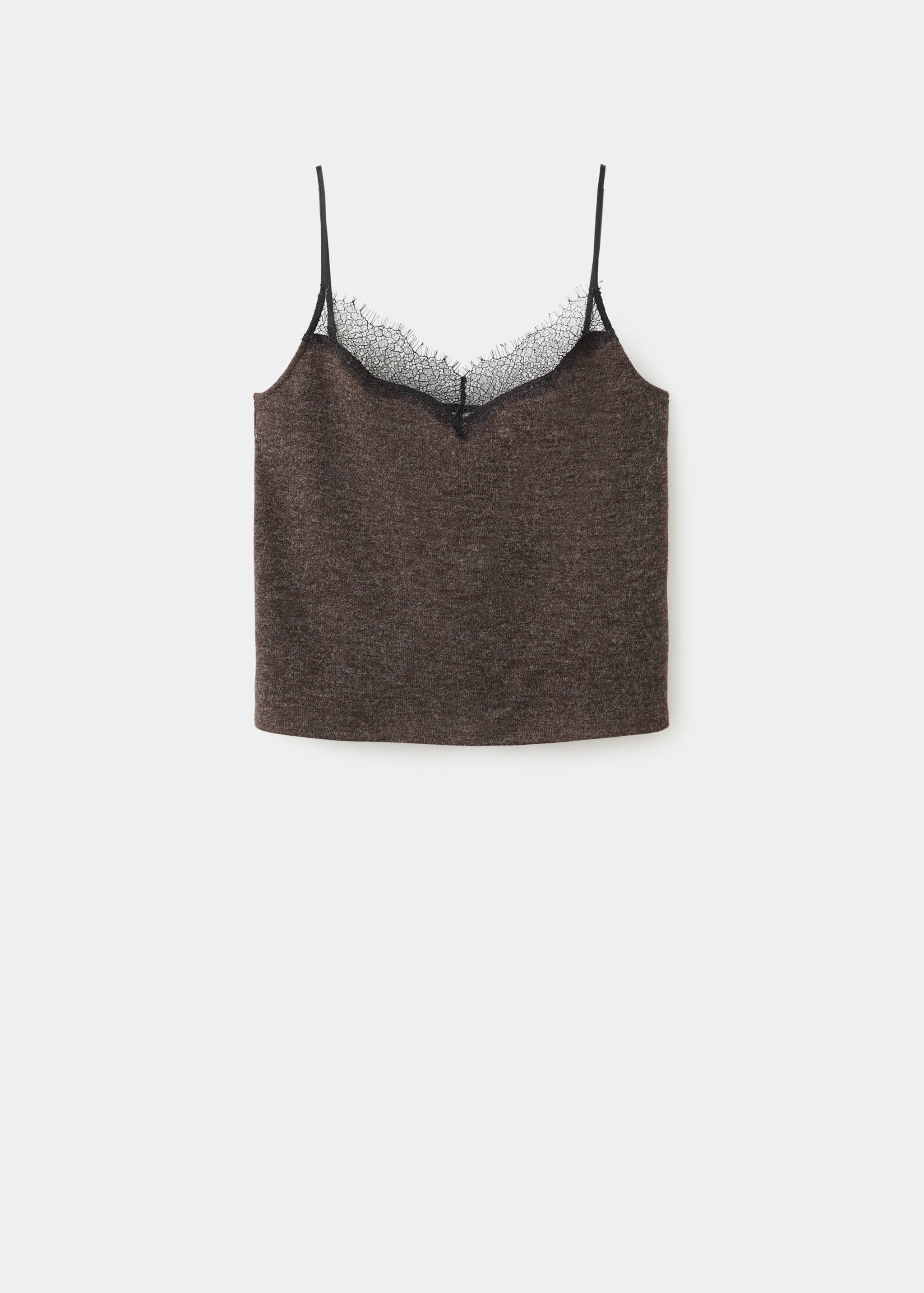 Top with lace neck - Article without model