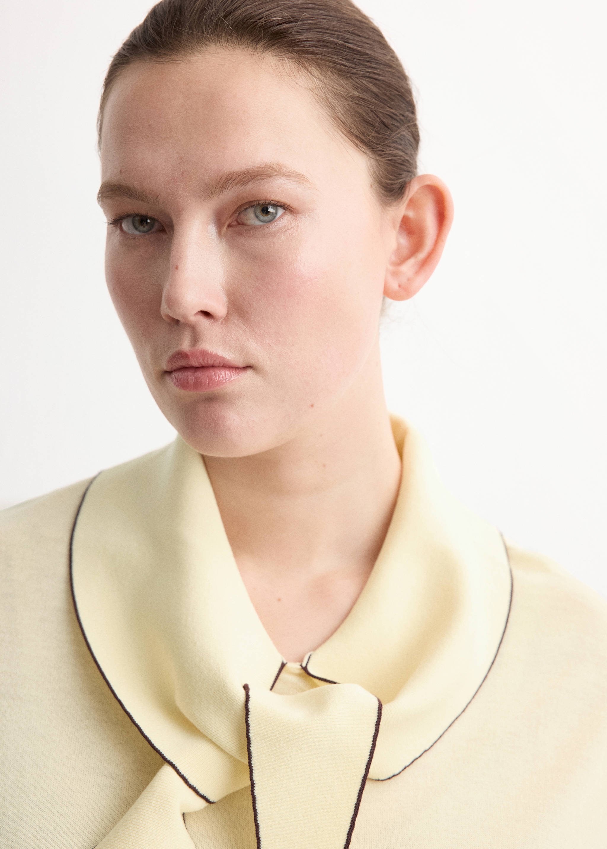 Knit top with scarf detail - Details of the article 4