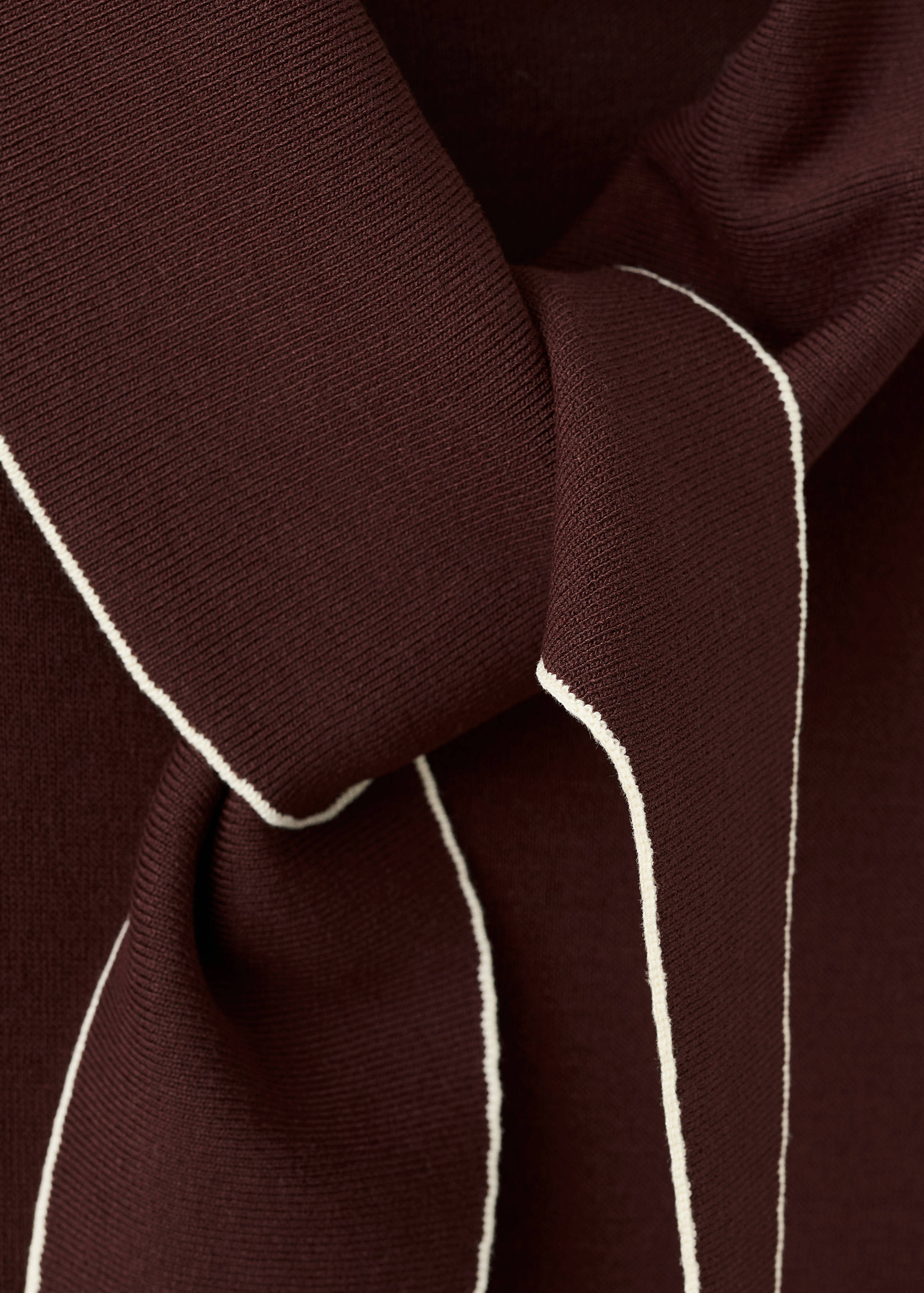 Knit top with scarf detail - Details of the article 8