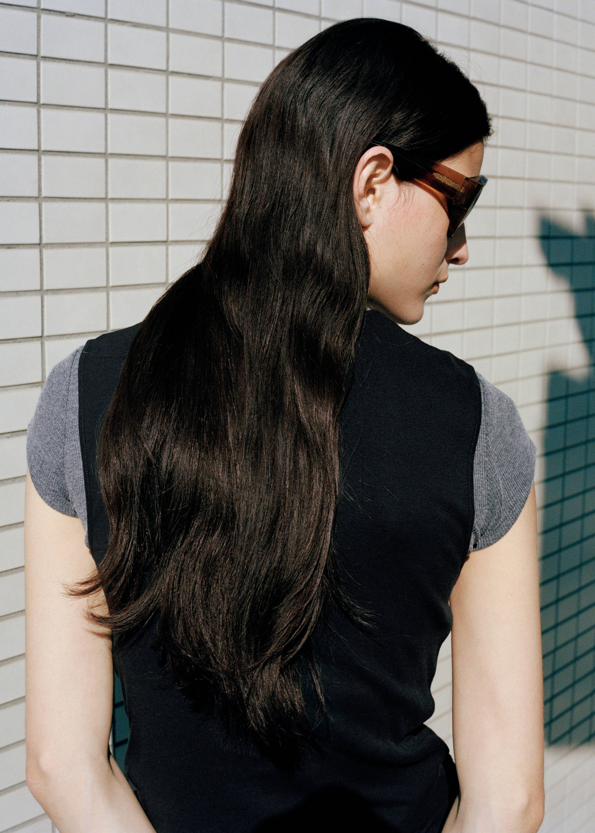Cotton top with knot detail - Reverse of the article